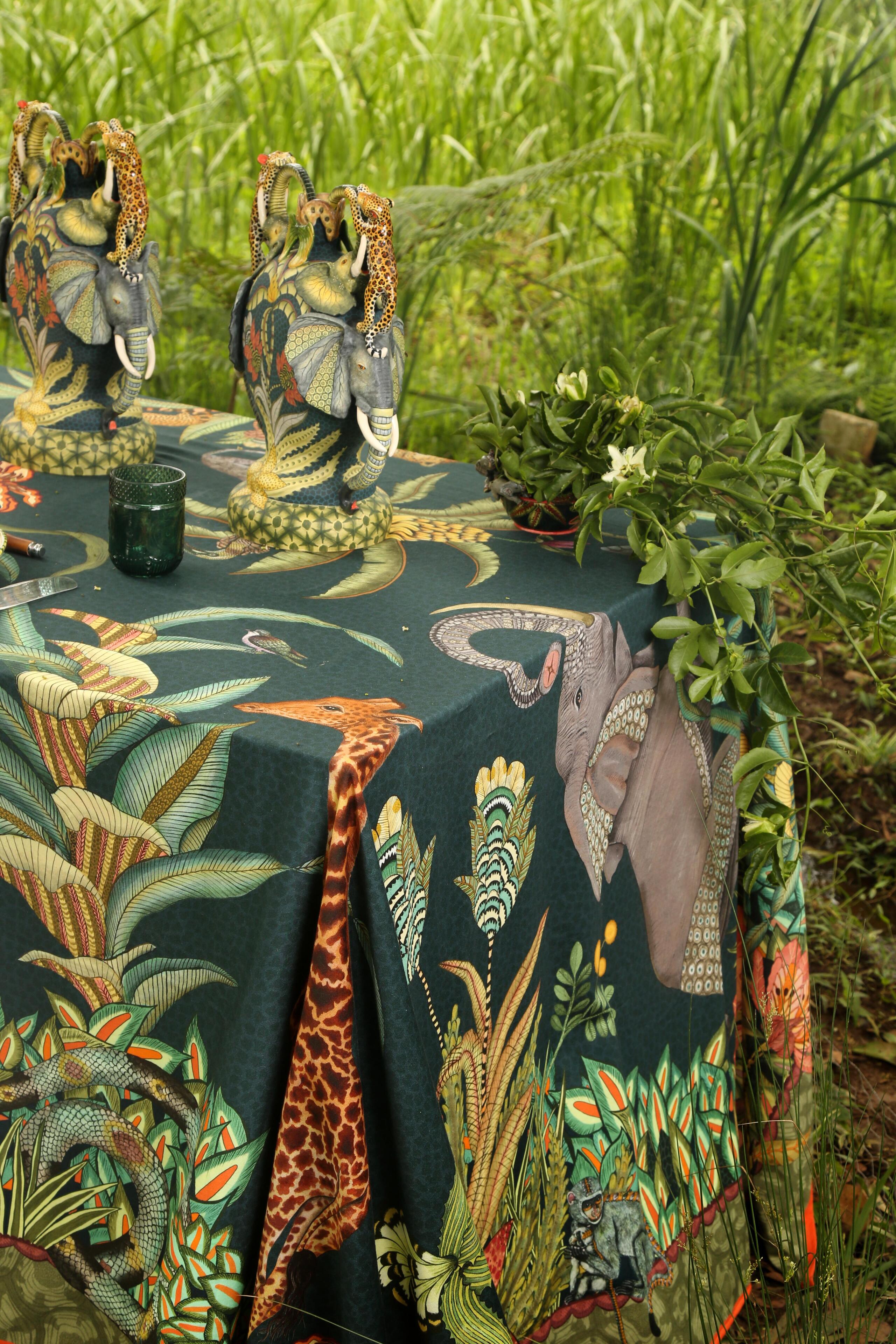 Sabie Tablecloth - Linen - Delta - Small