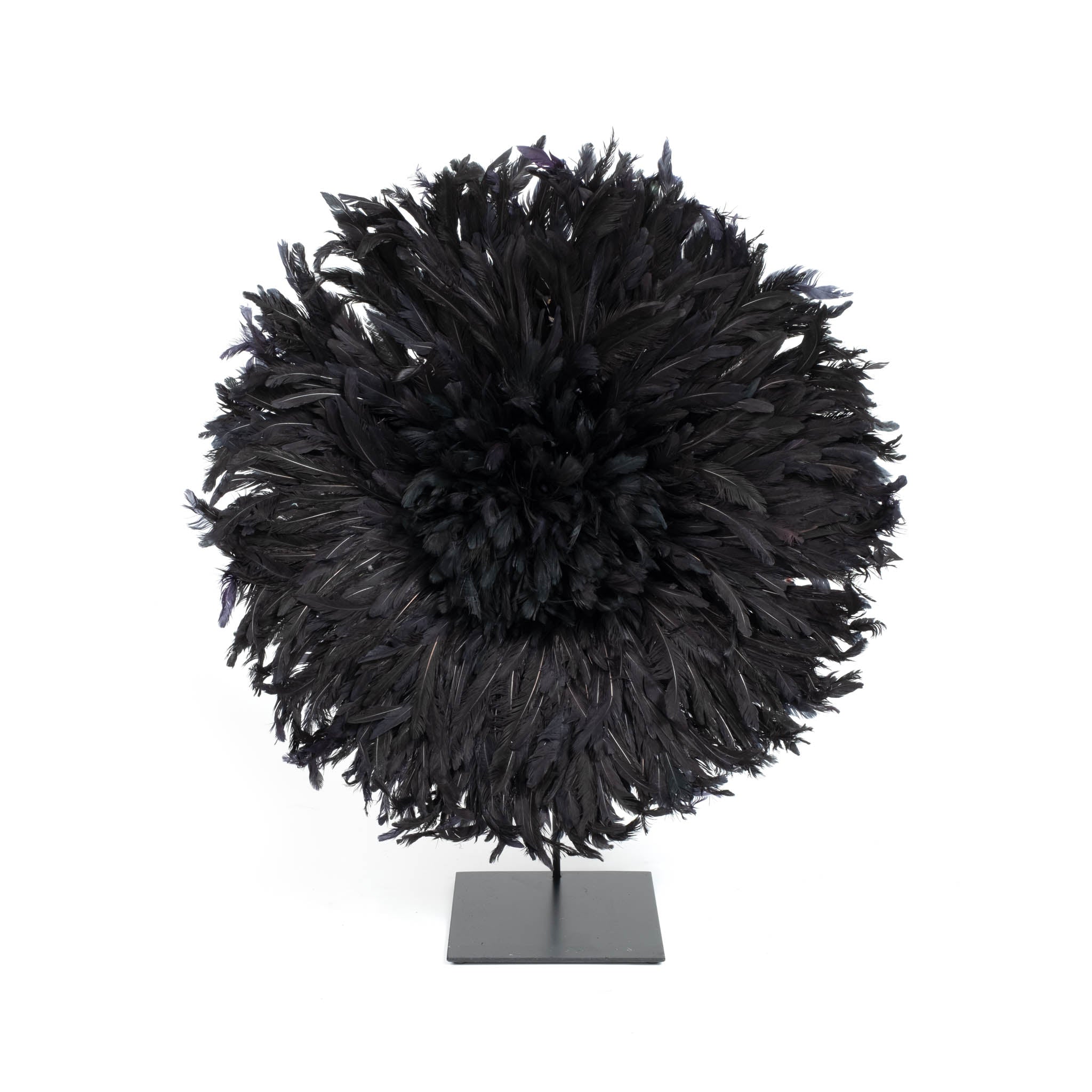 Juju Feather Hat - 20" - Black