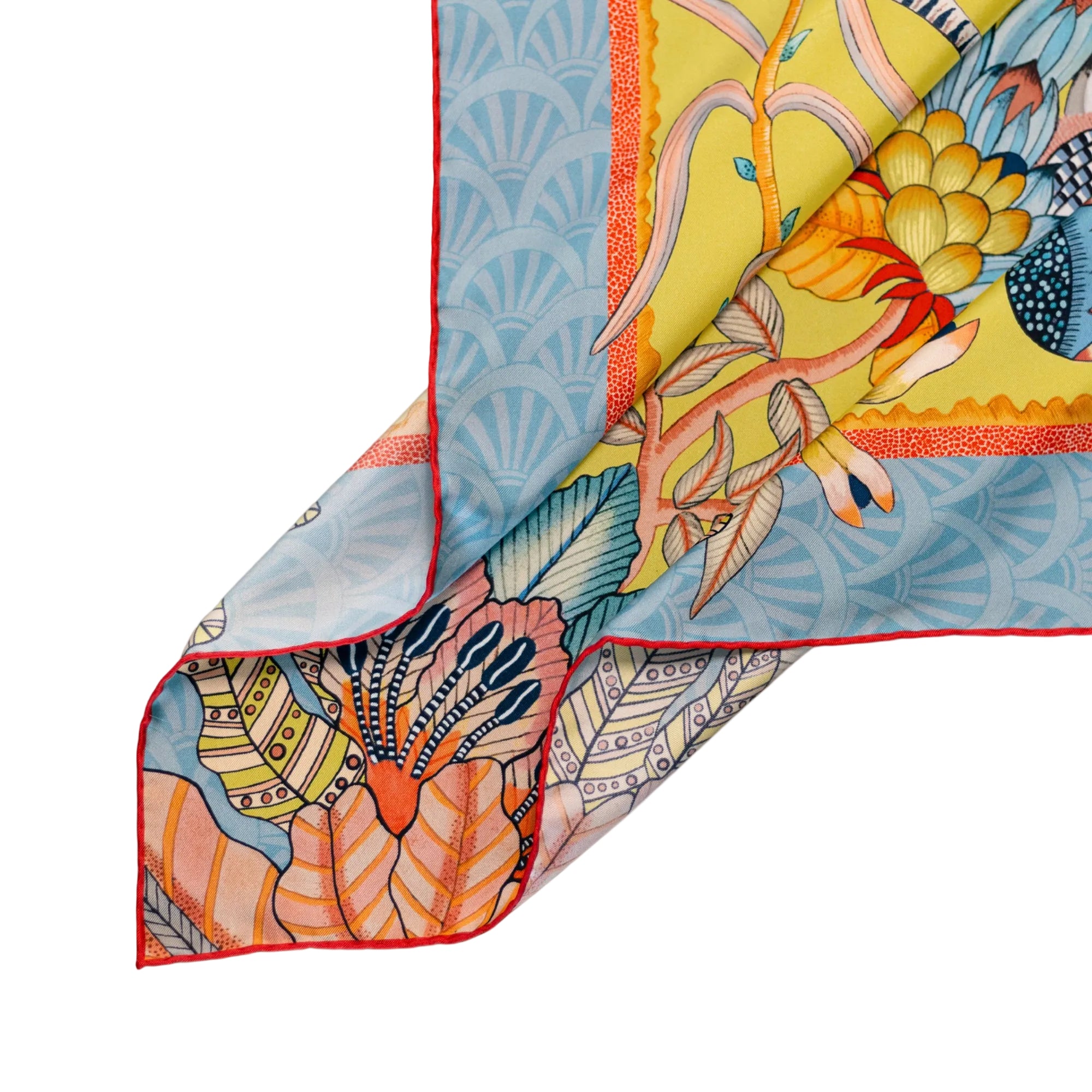 Protea Plains Silk Scarf - Daybreak
