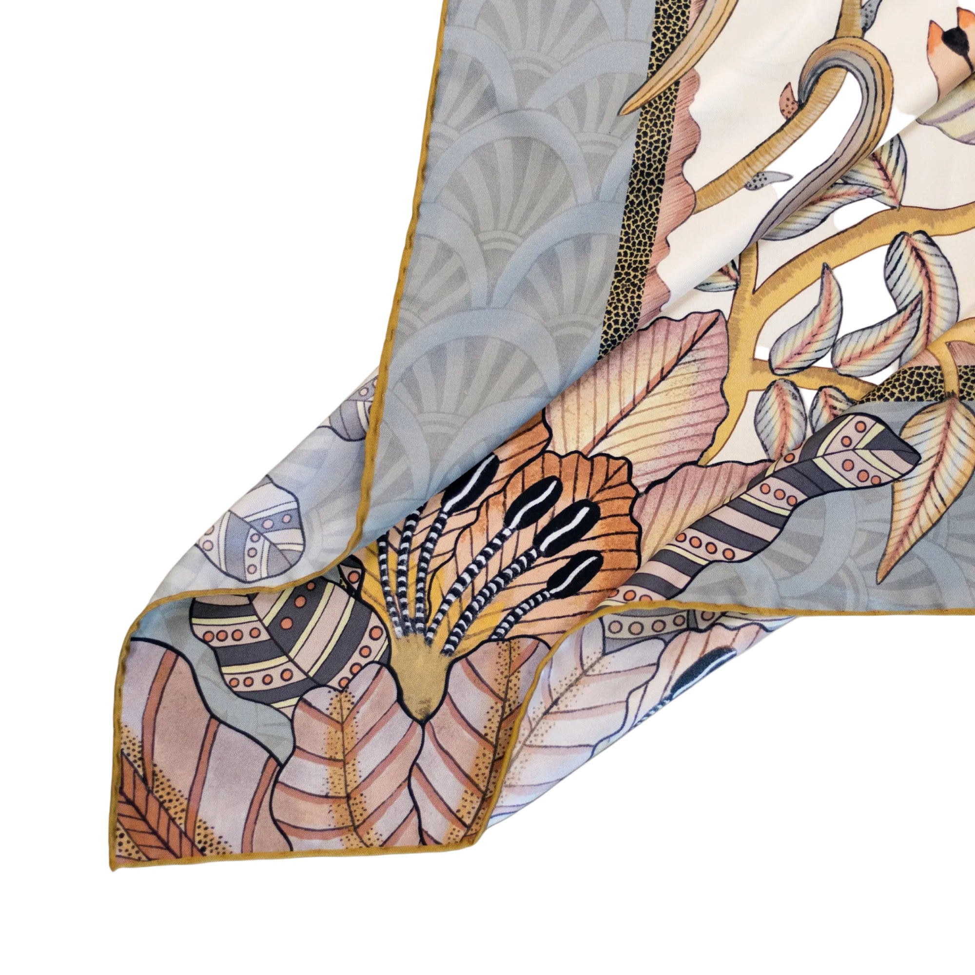 Protea Plains Silk Scarf - Pearl