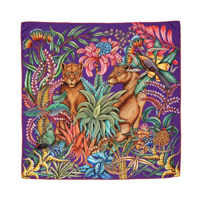Phinda Pride Silk Scarf - Paradise