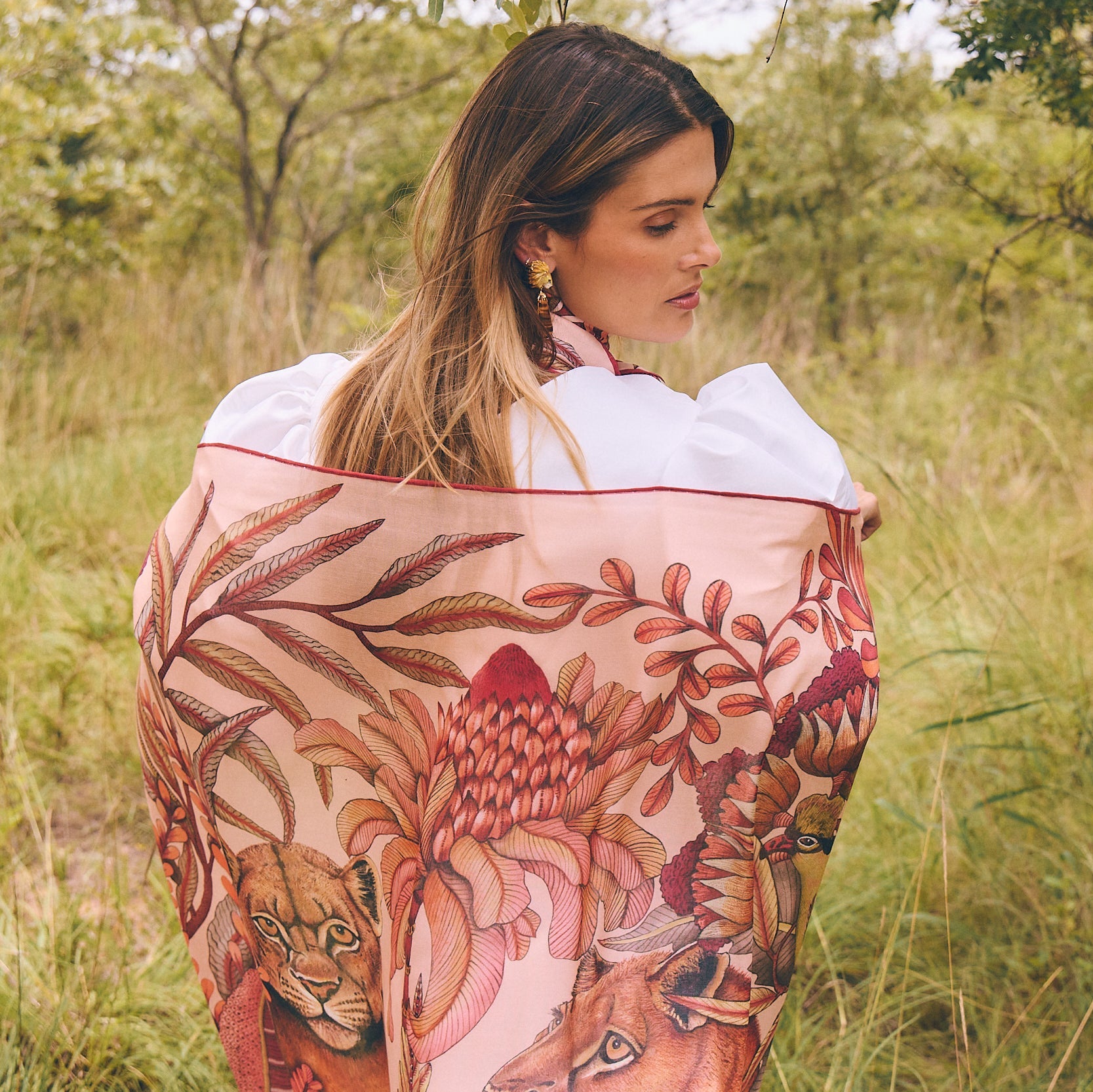 Phinda Pride Safari Wrap - Flamingo