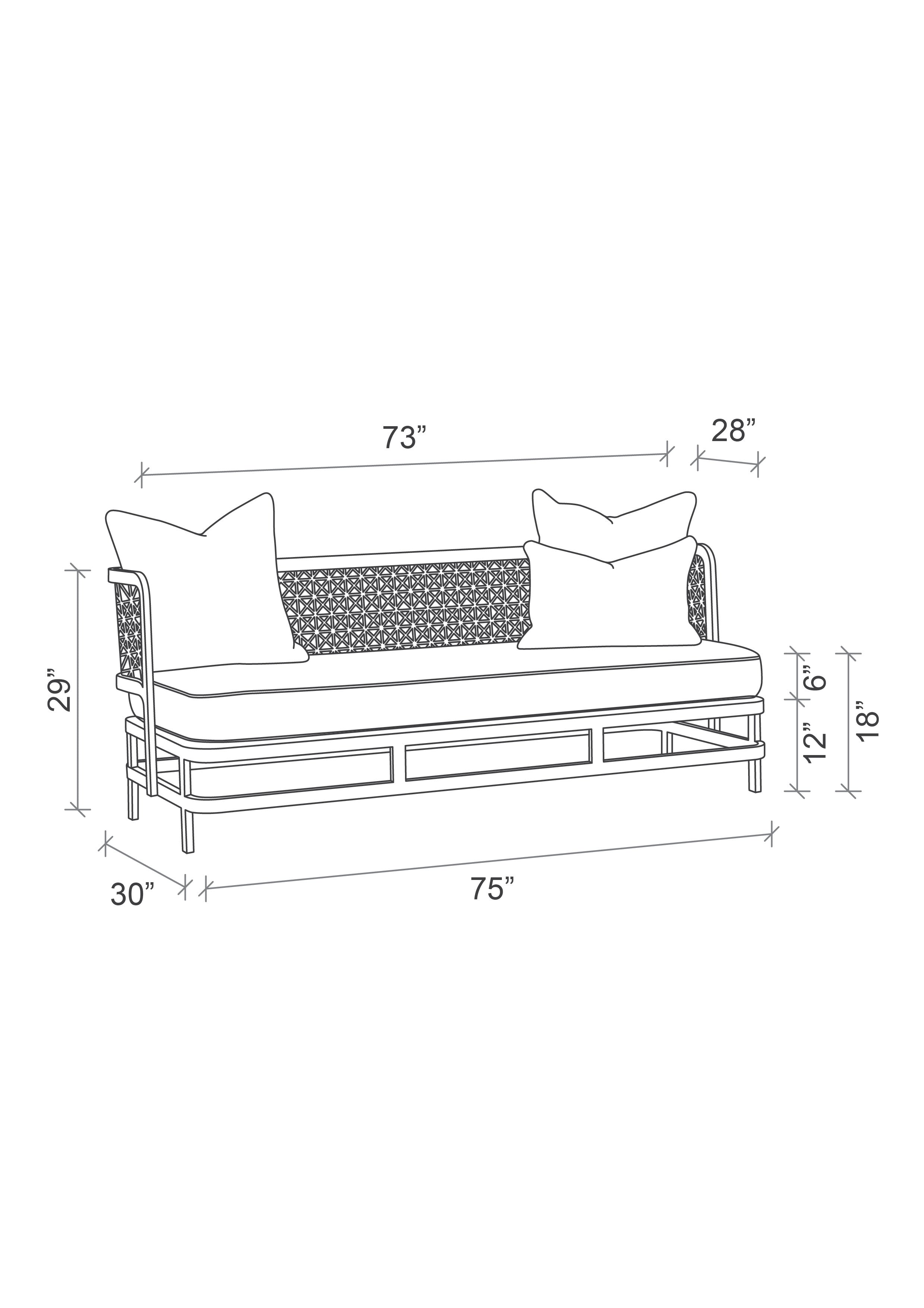 Ananas Sofa - Olive