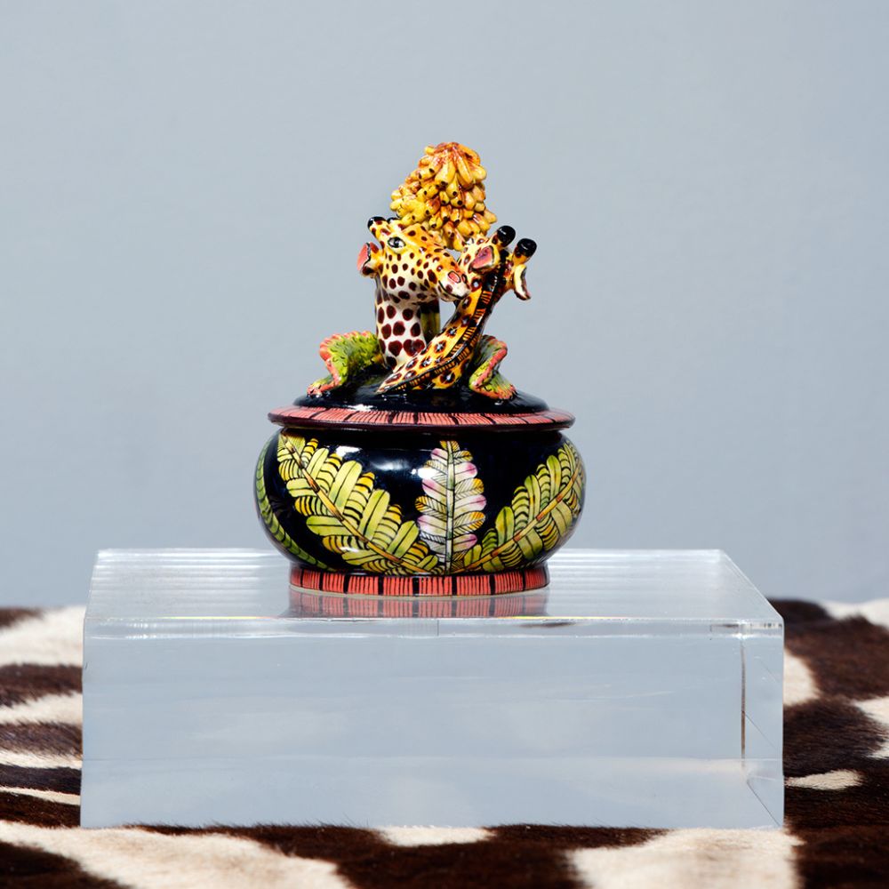 Ardmore Ceramic Art - Giraffe Box