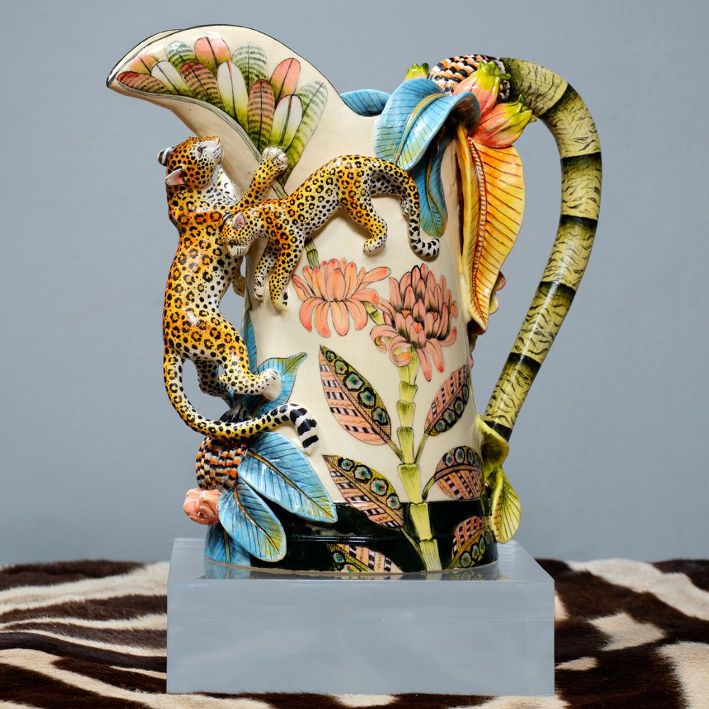 Ardmore Ceramic Art - Leopard Jug