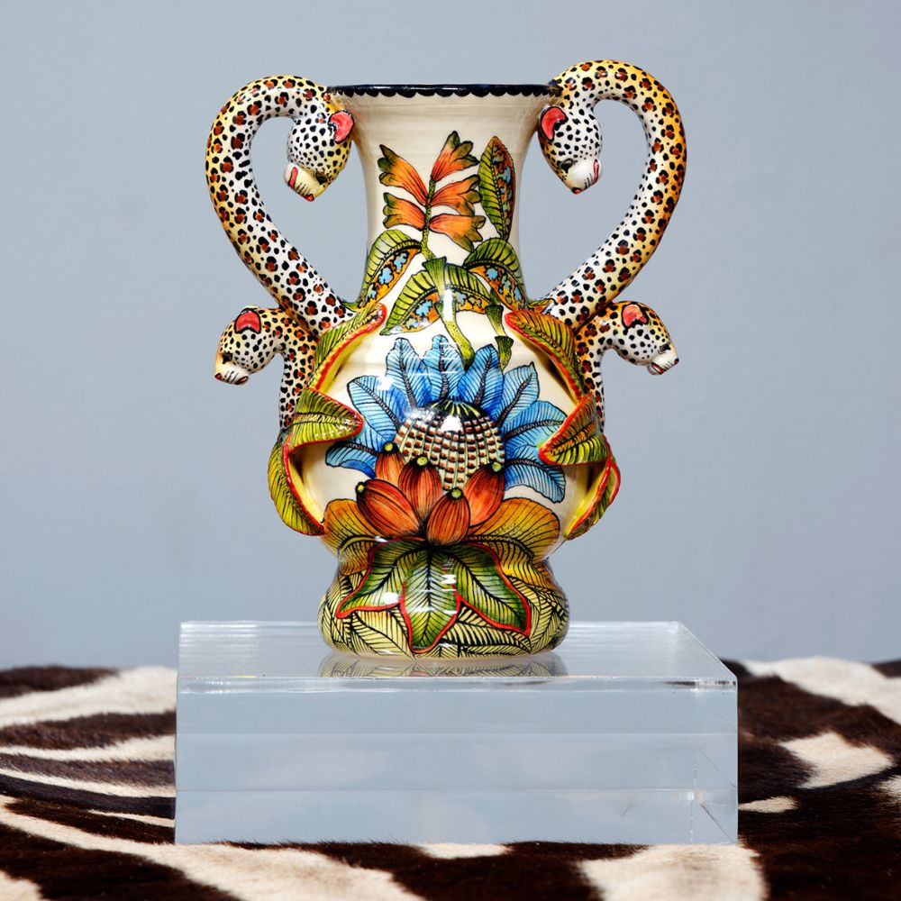 Ardmore Ceramic Art - Leopard Vase