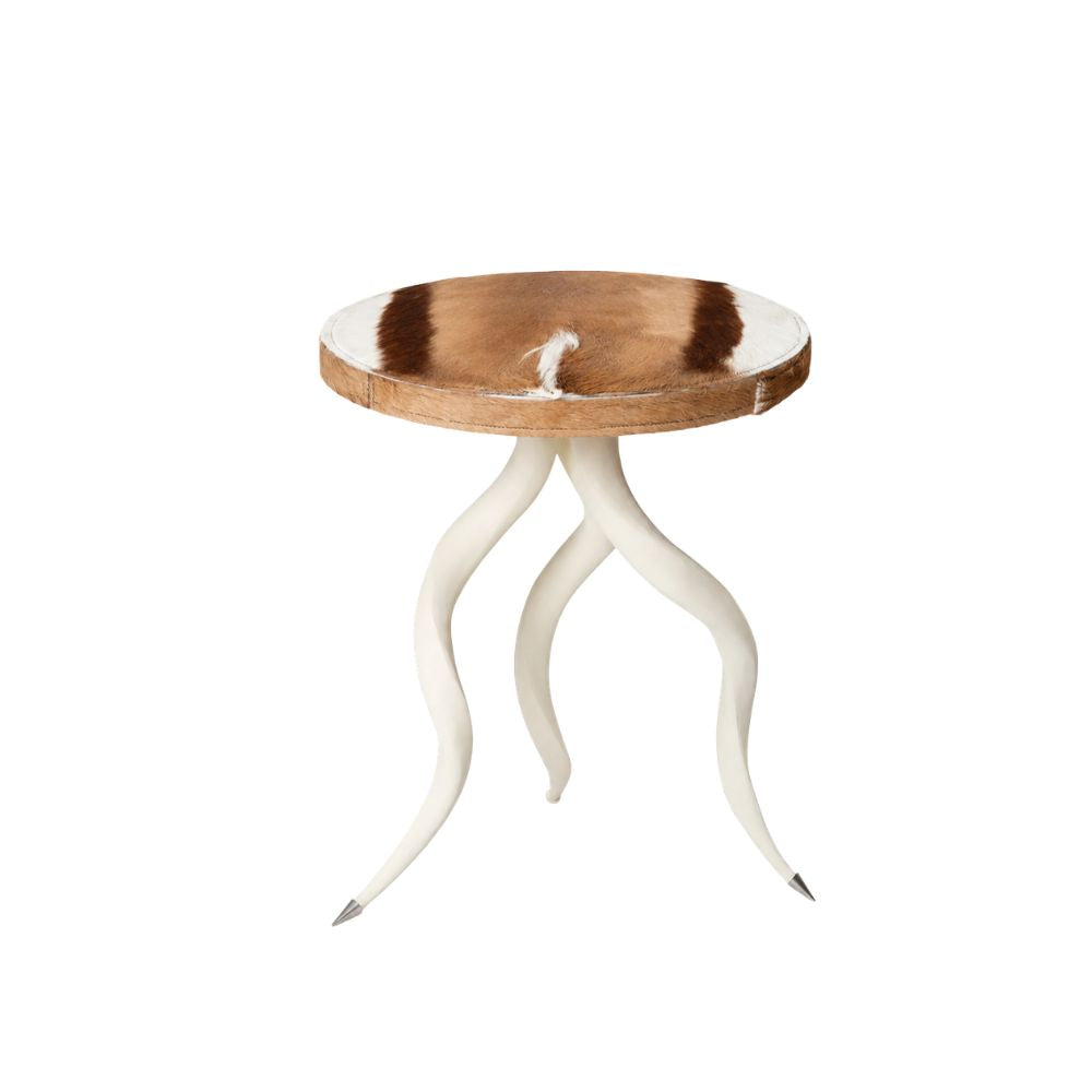 Cream Kudu Horn Table