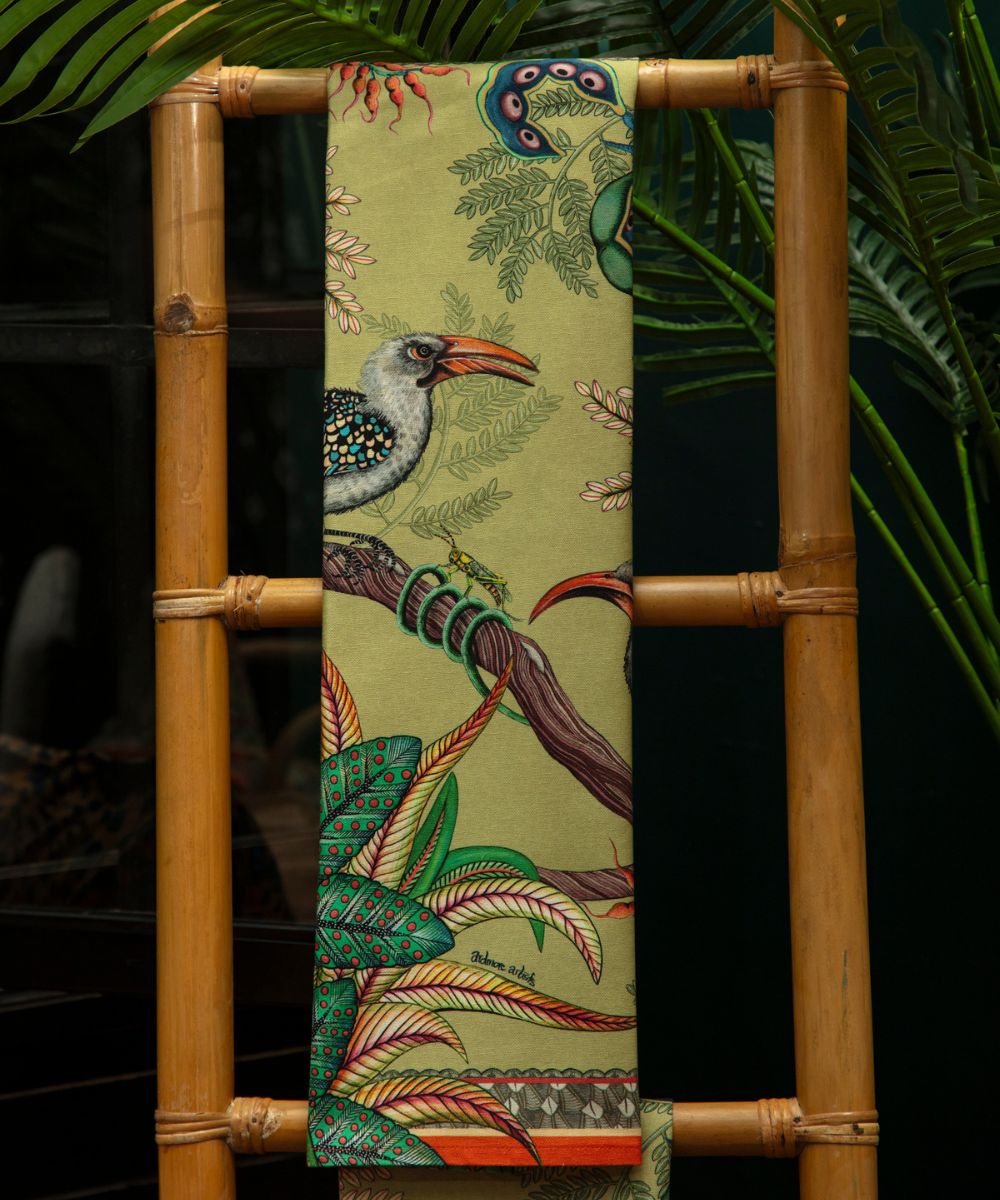Hornbill Garden Tea Towel - Delta