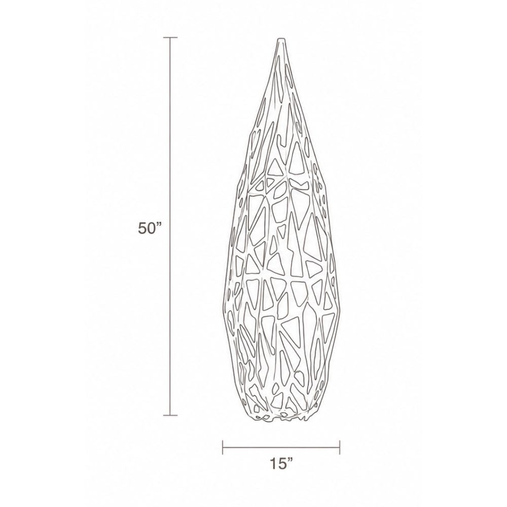 Cocoon Pendant Light - Black & Gold
