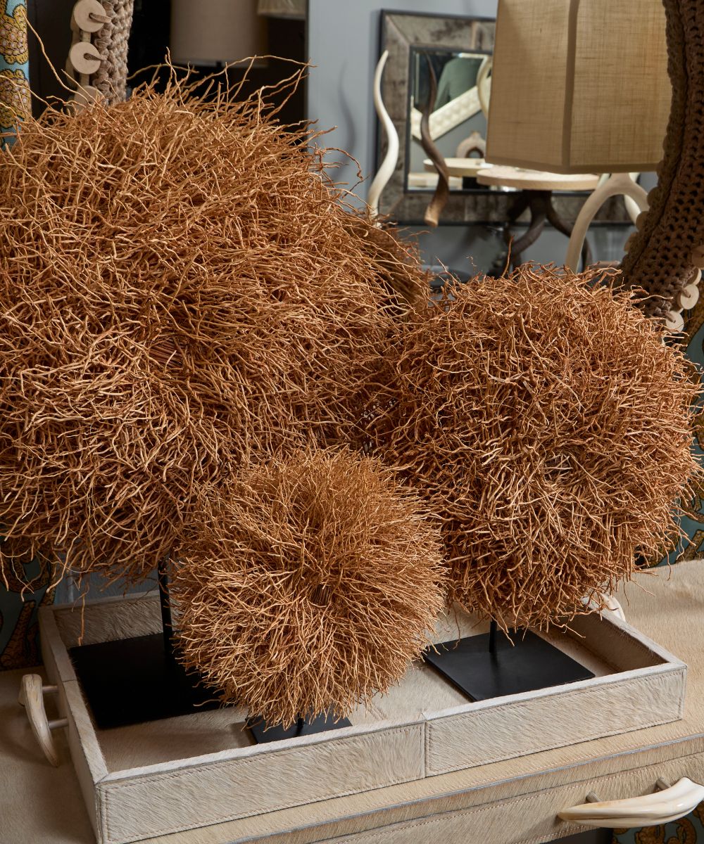 Vetiver Basket on Stand - Large