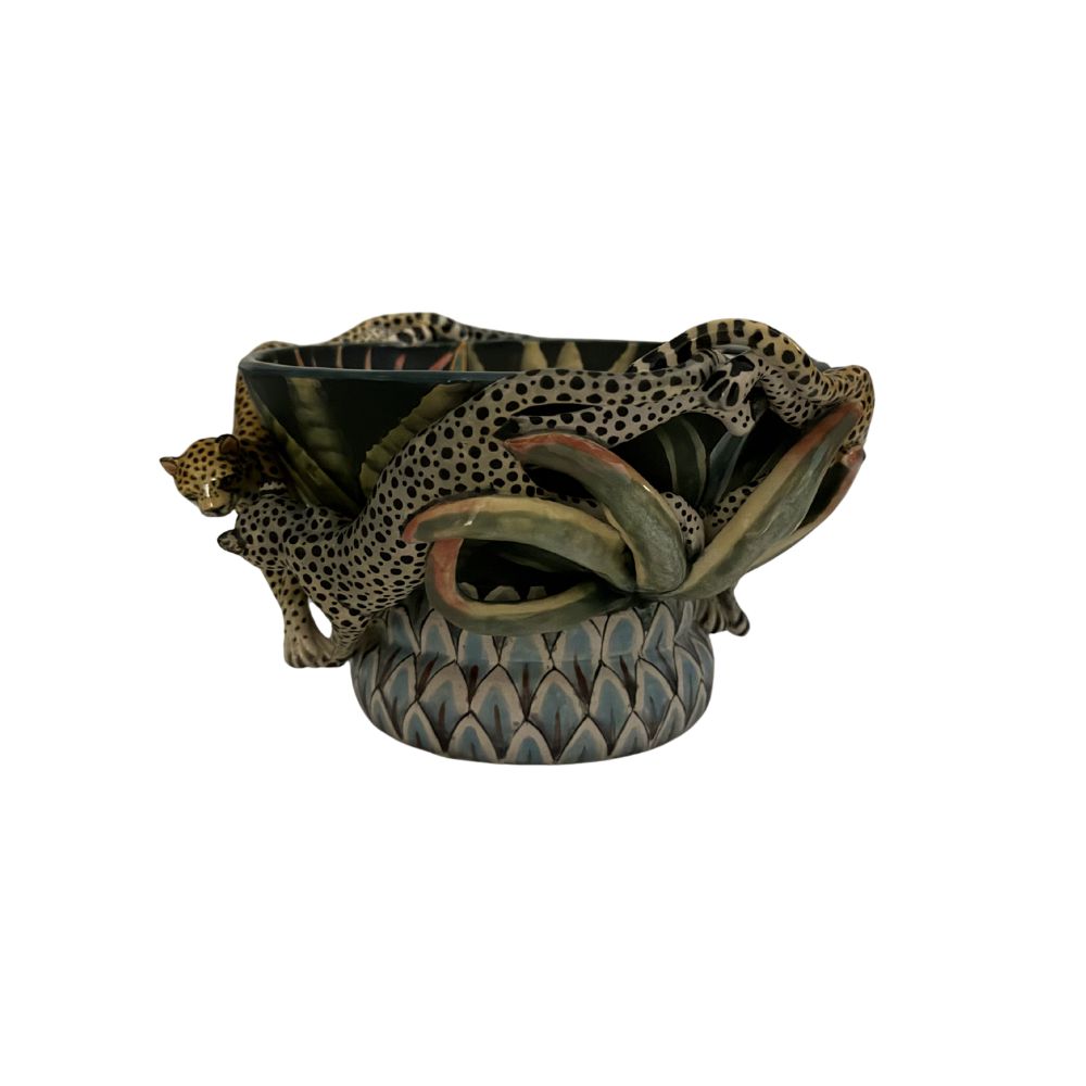 Ardmore Ceramic Art - Leopard Bowl