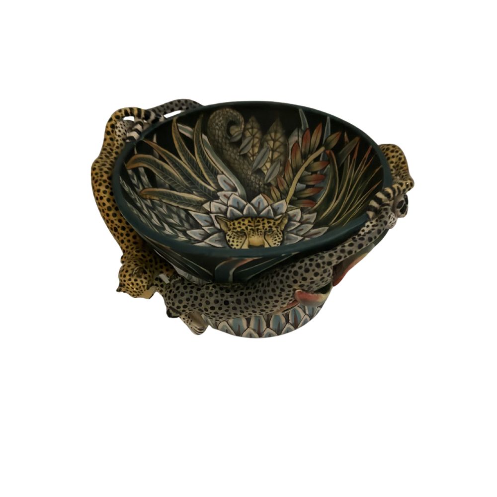 Ardmore Ceramic Art - Leopard Bowl
