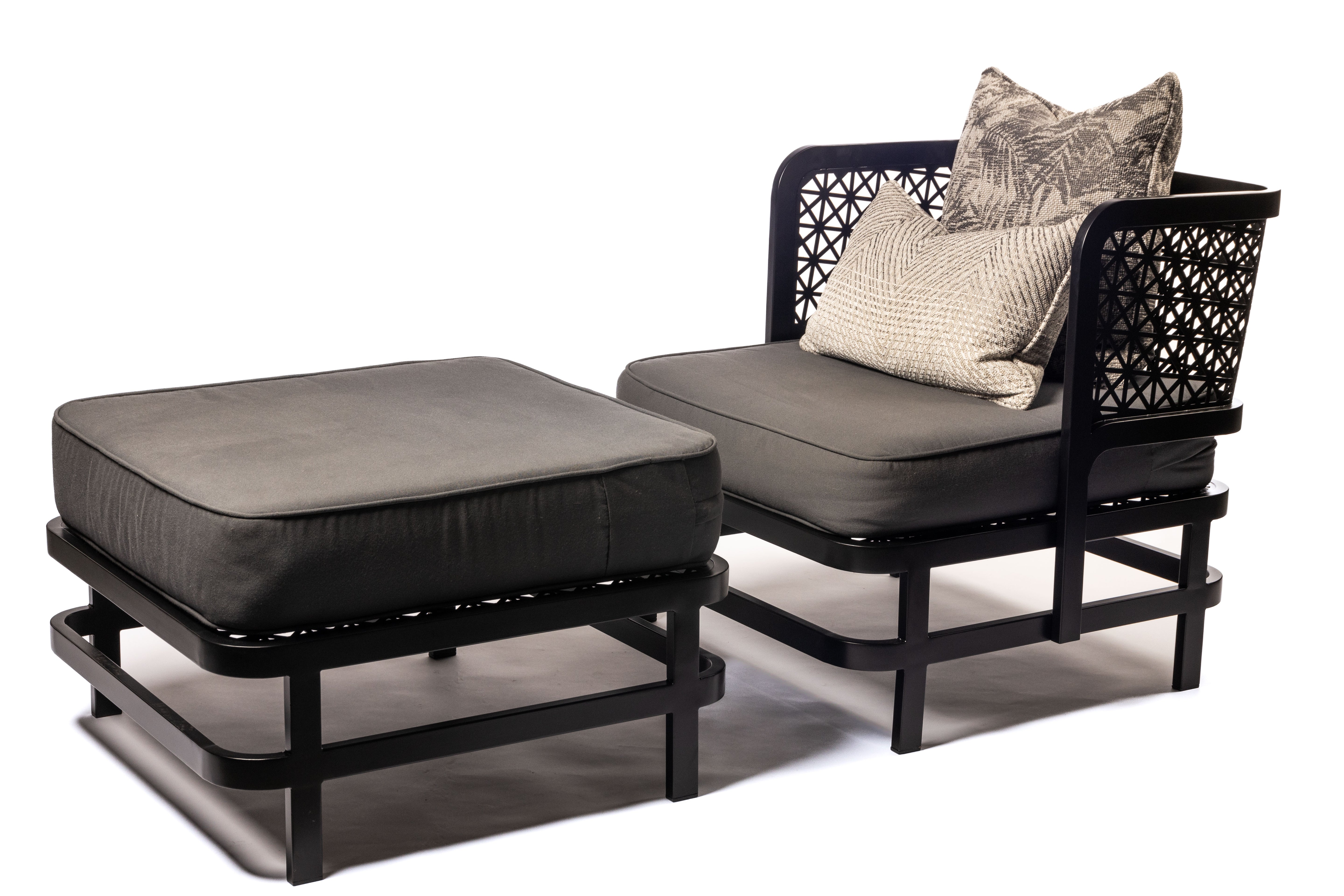 Ananas Ottoman - Ebony