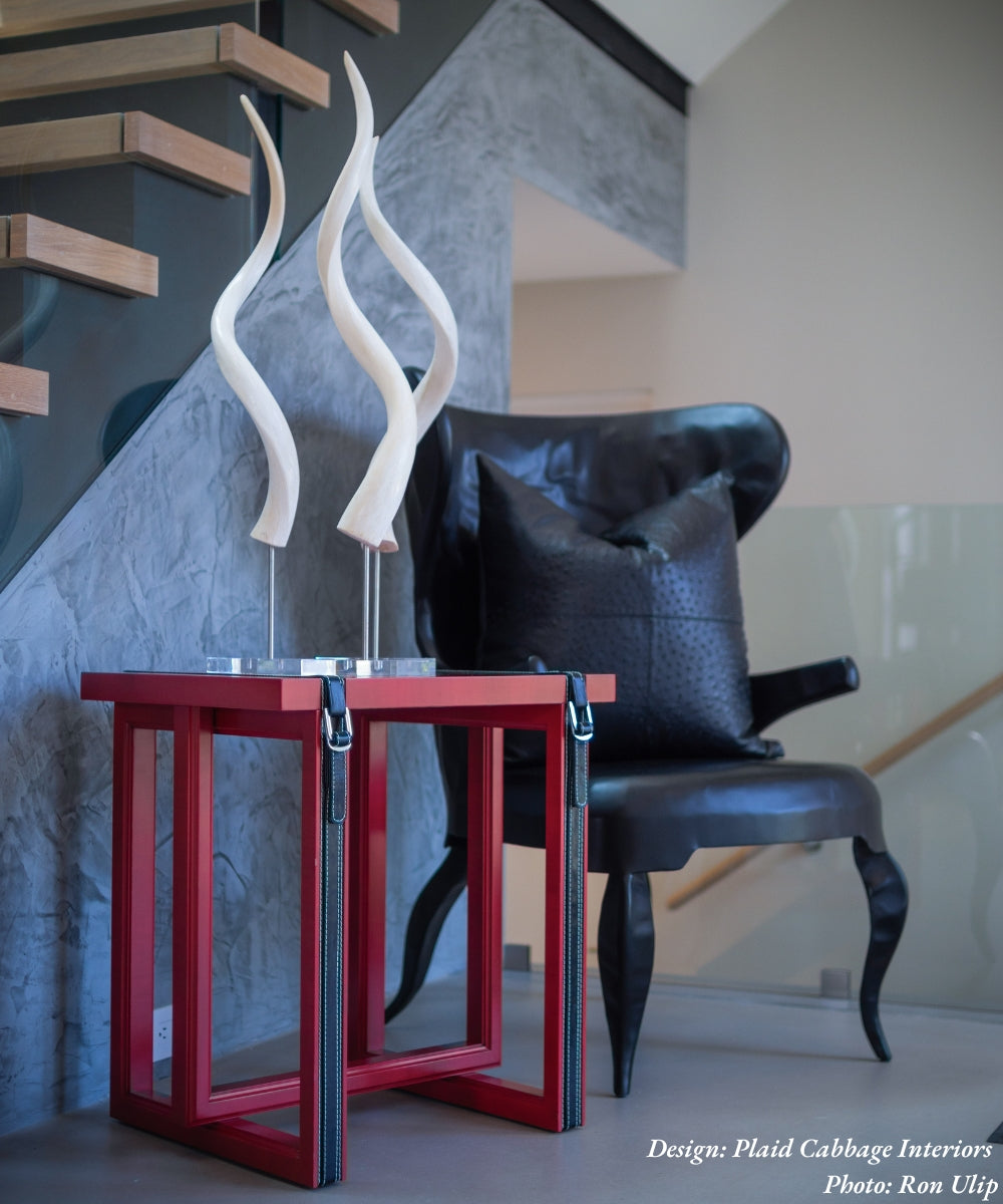 Mounted Kudu Inner Horn