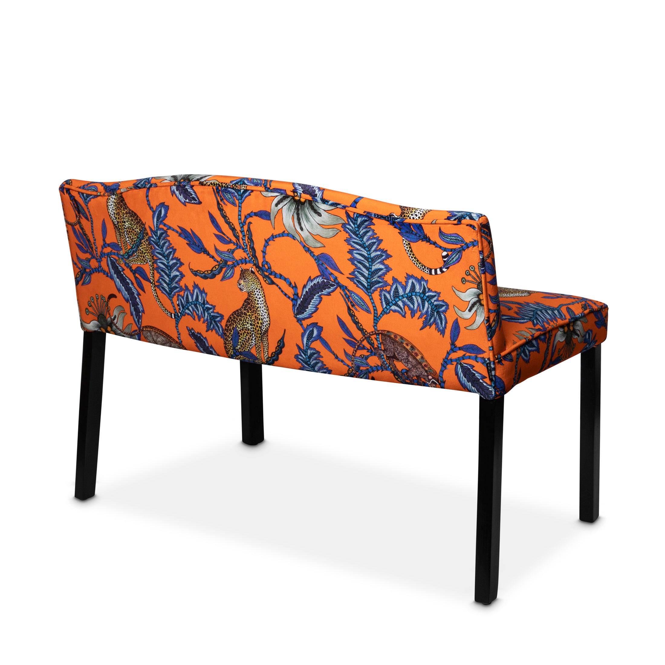 Monkey Bean Bench Velvet Flame