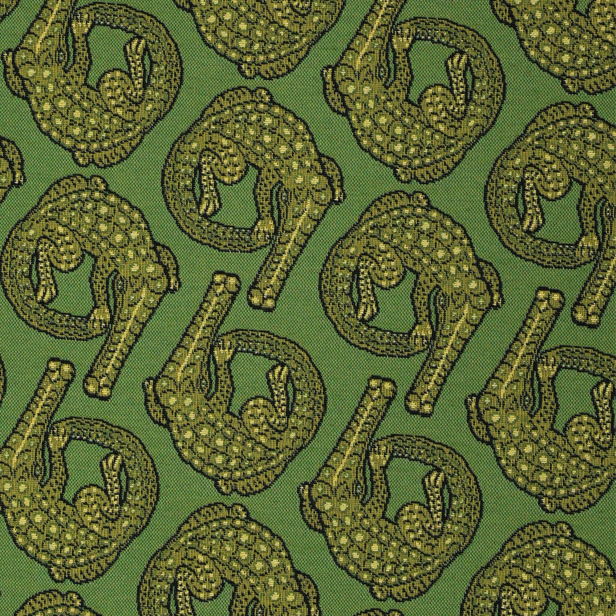 Croco Jacquard Fabric - Delta