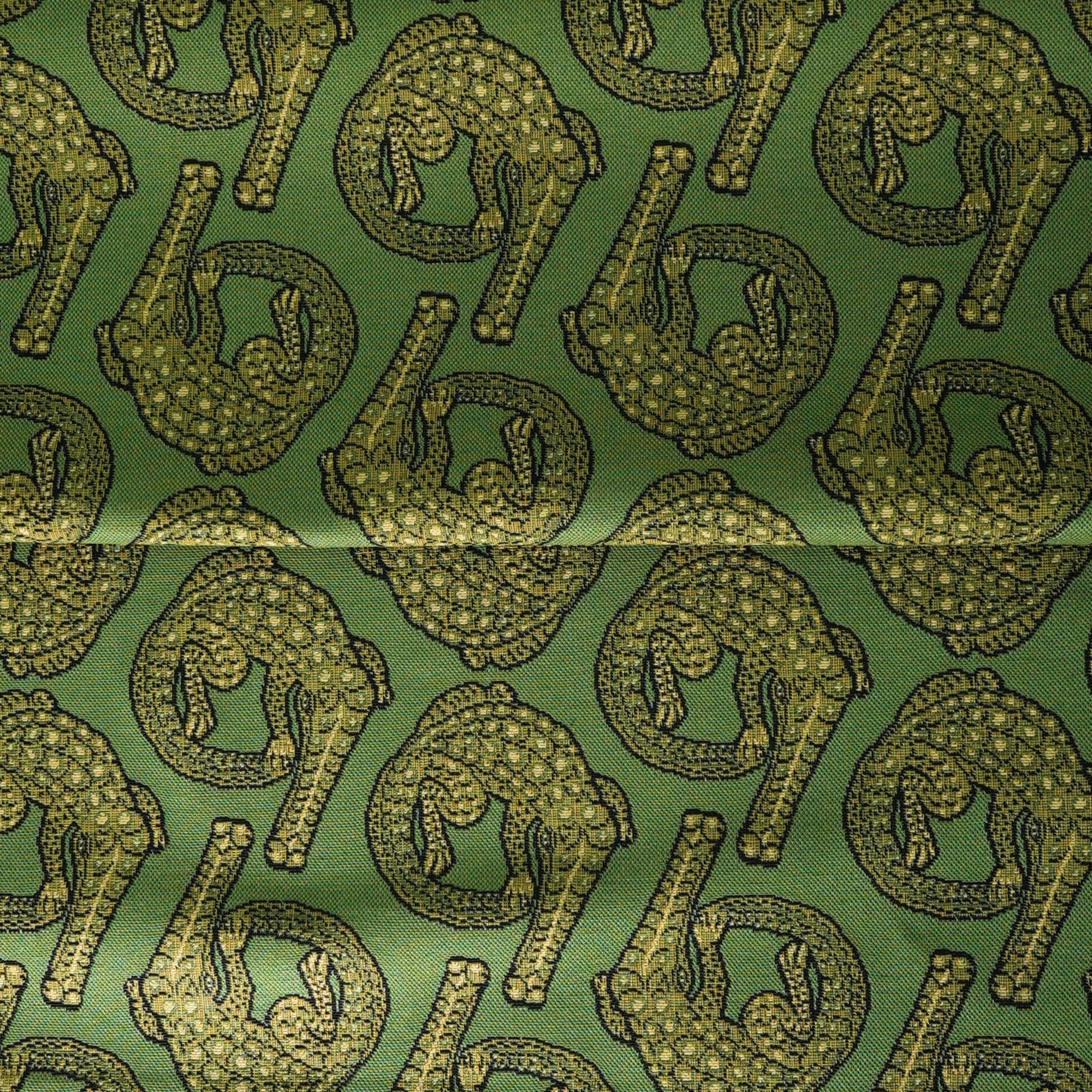 Croco Jacquard Fabric - Delta