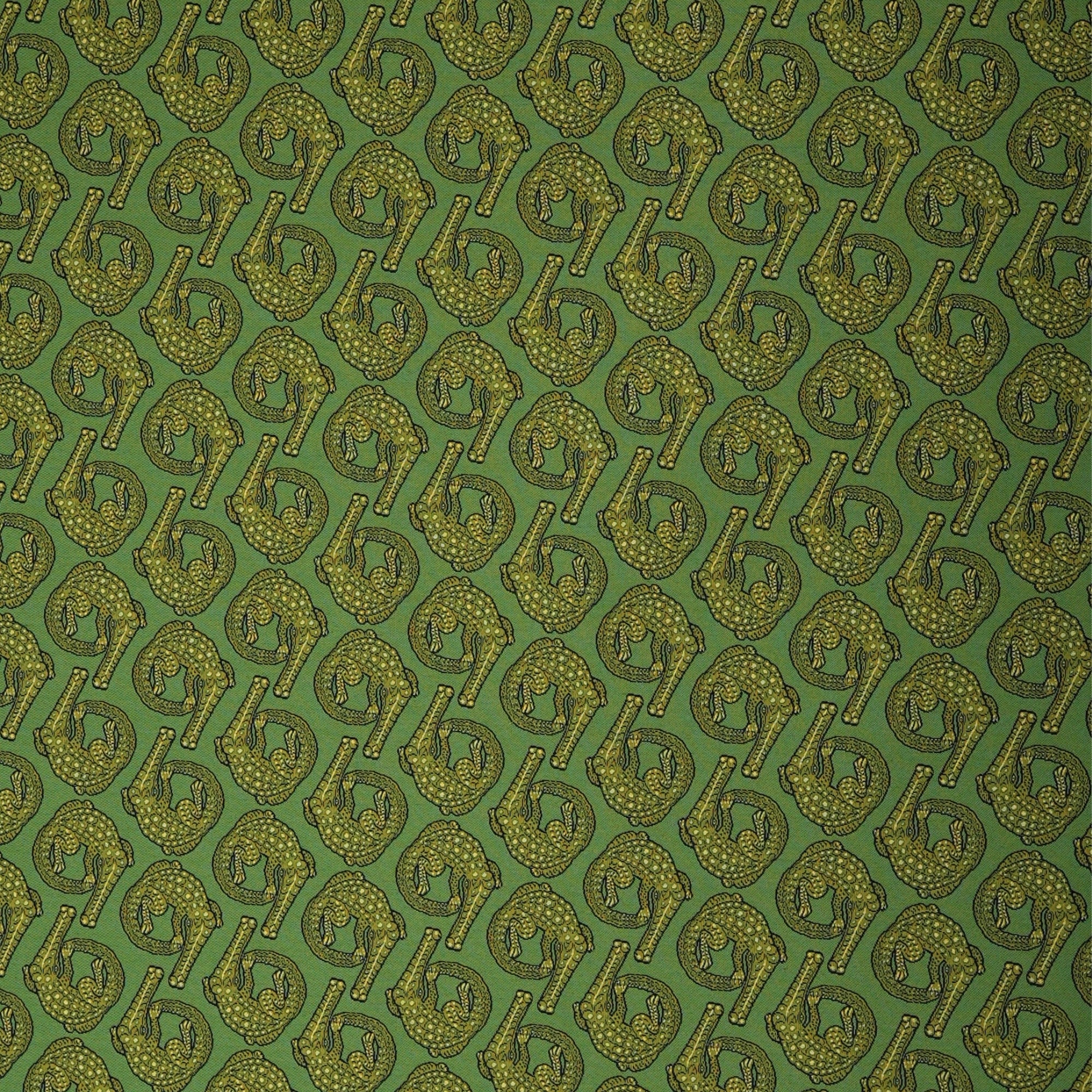 Croco Jacquard Fabric - Delta