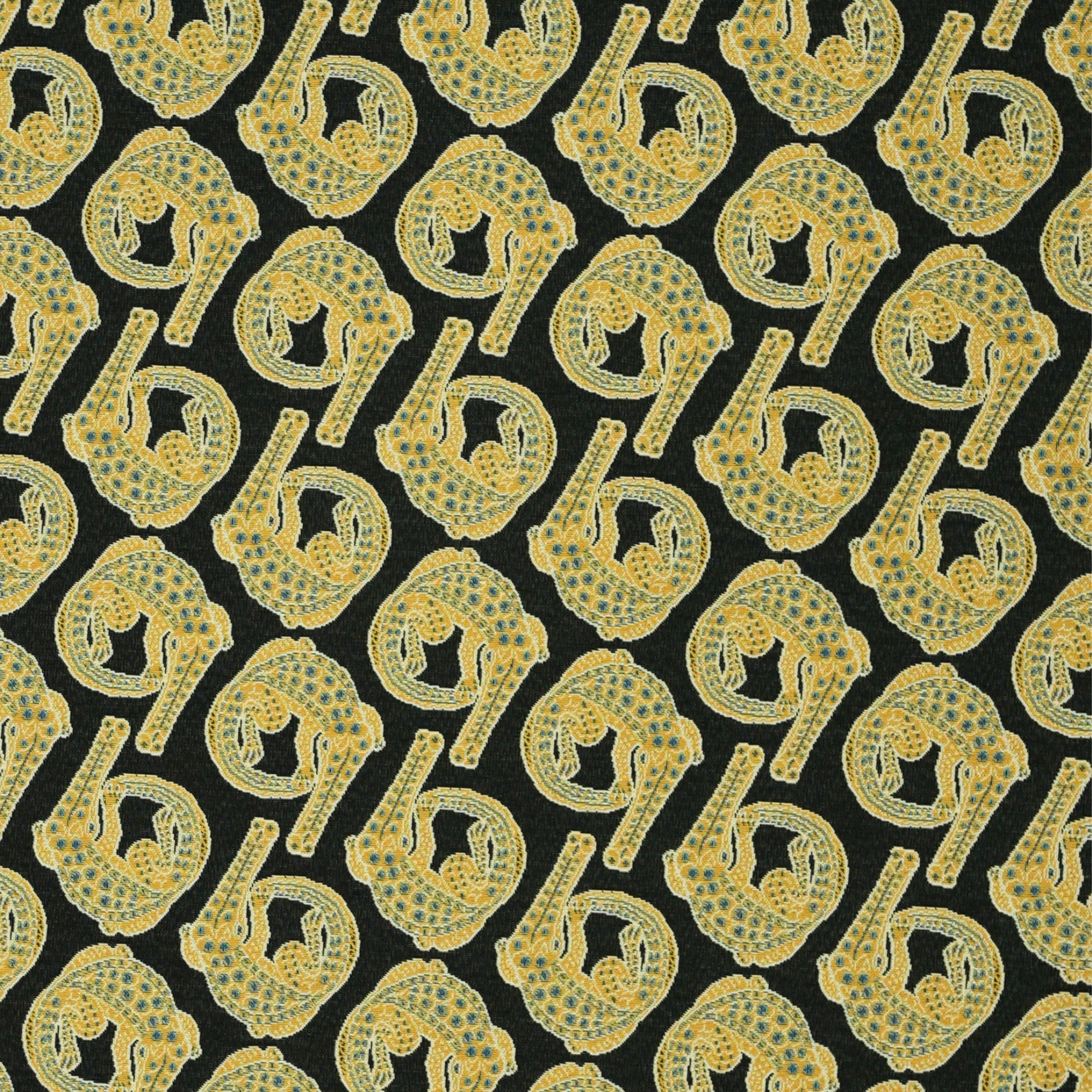 Croco Jacquard Fabric - Limelight