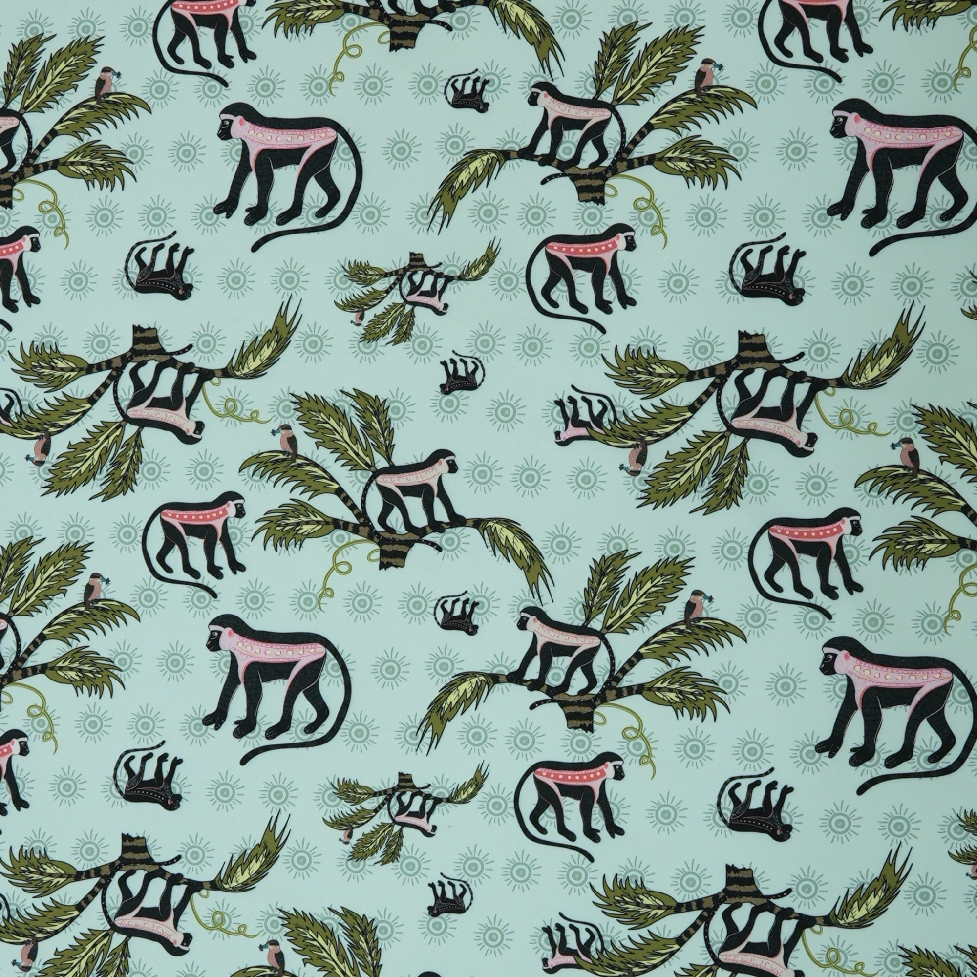 Monkey Palm Outdoor Fabric - Oasis