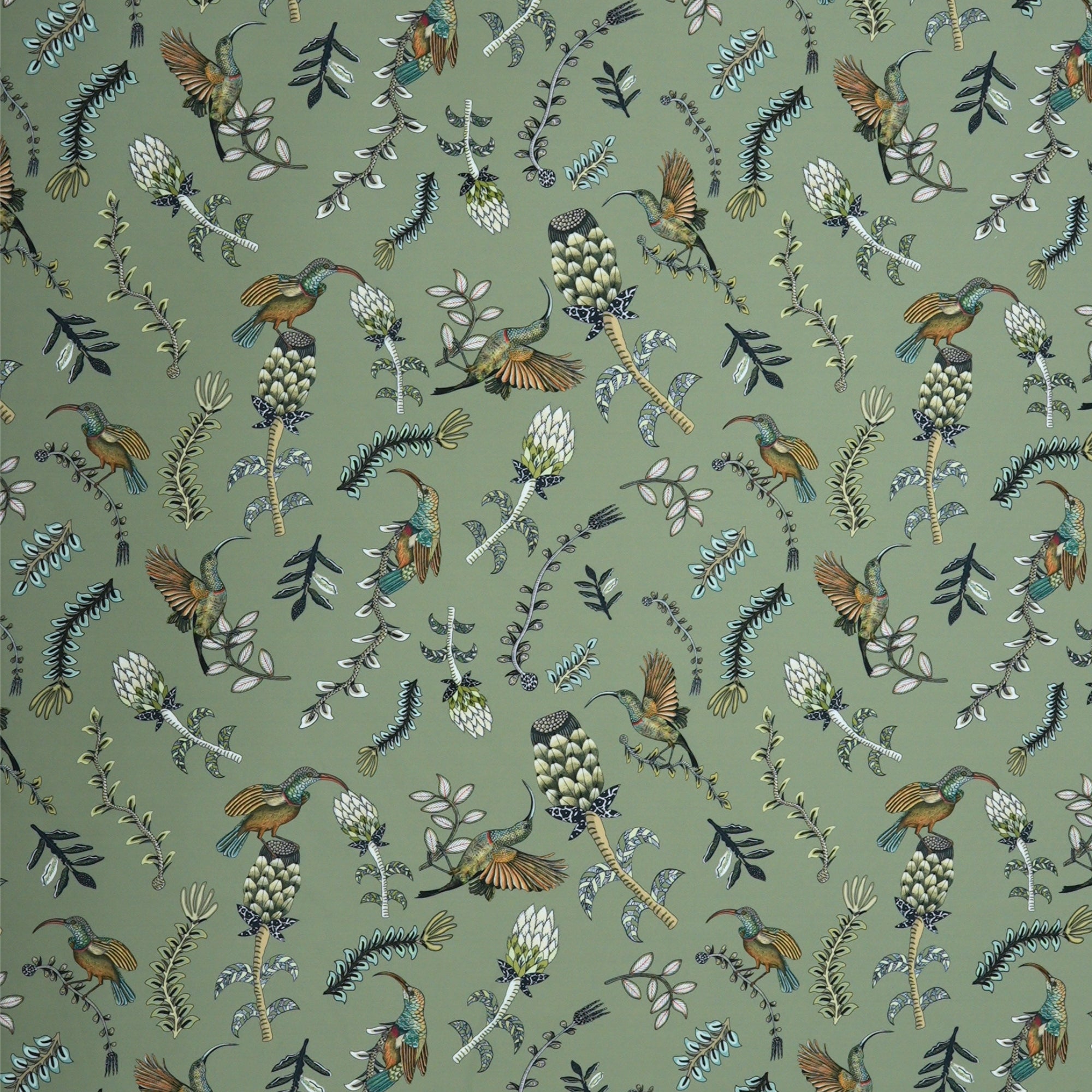 Protea Garden Outdoor Fabric - Delta