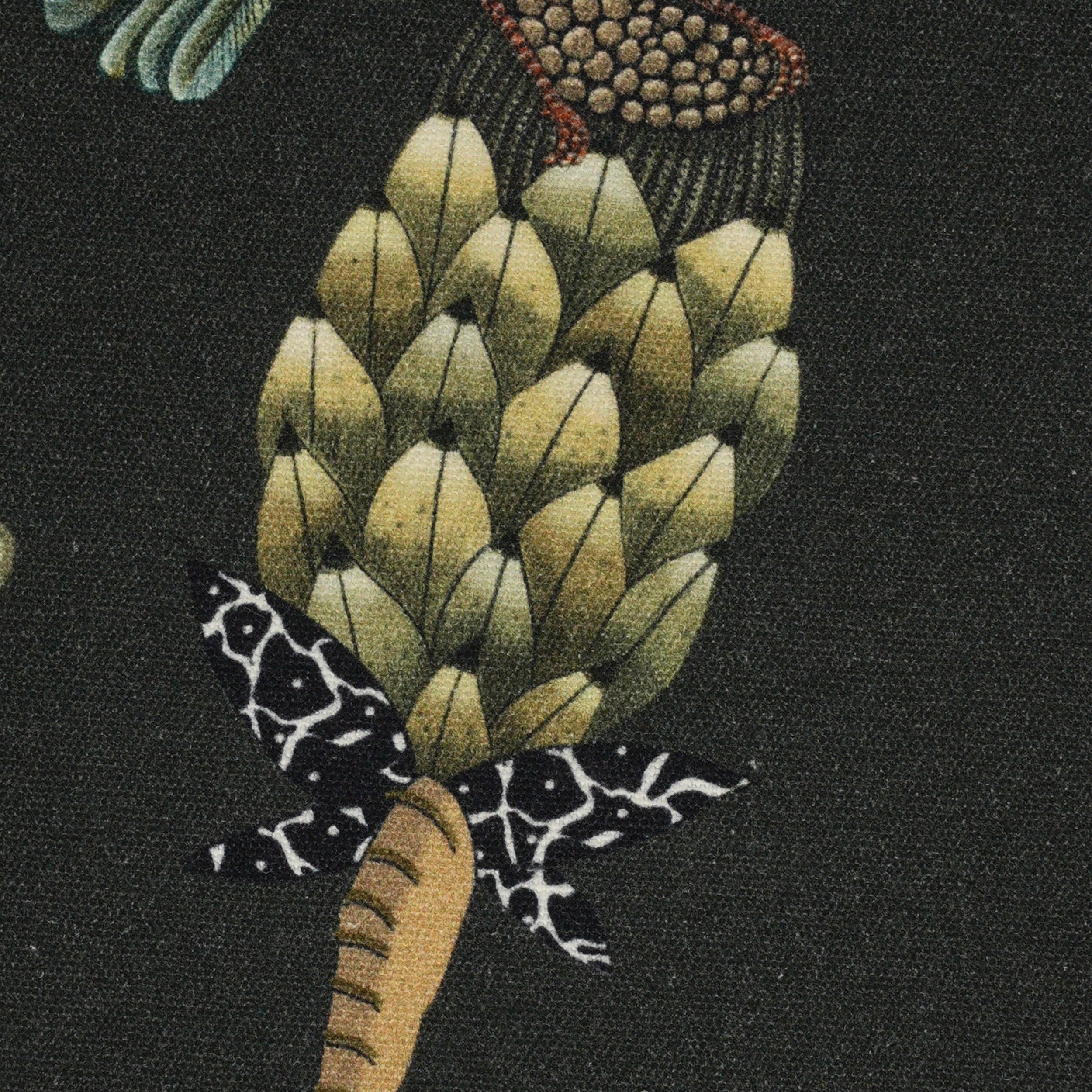 Protea Garden Linen Fabric - Dusk