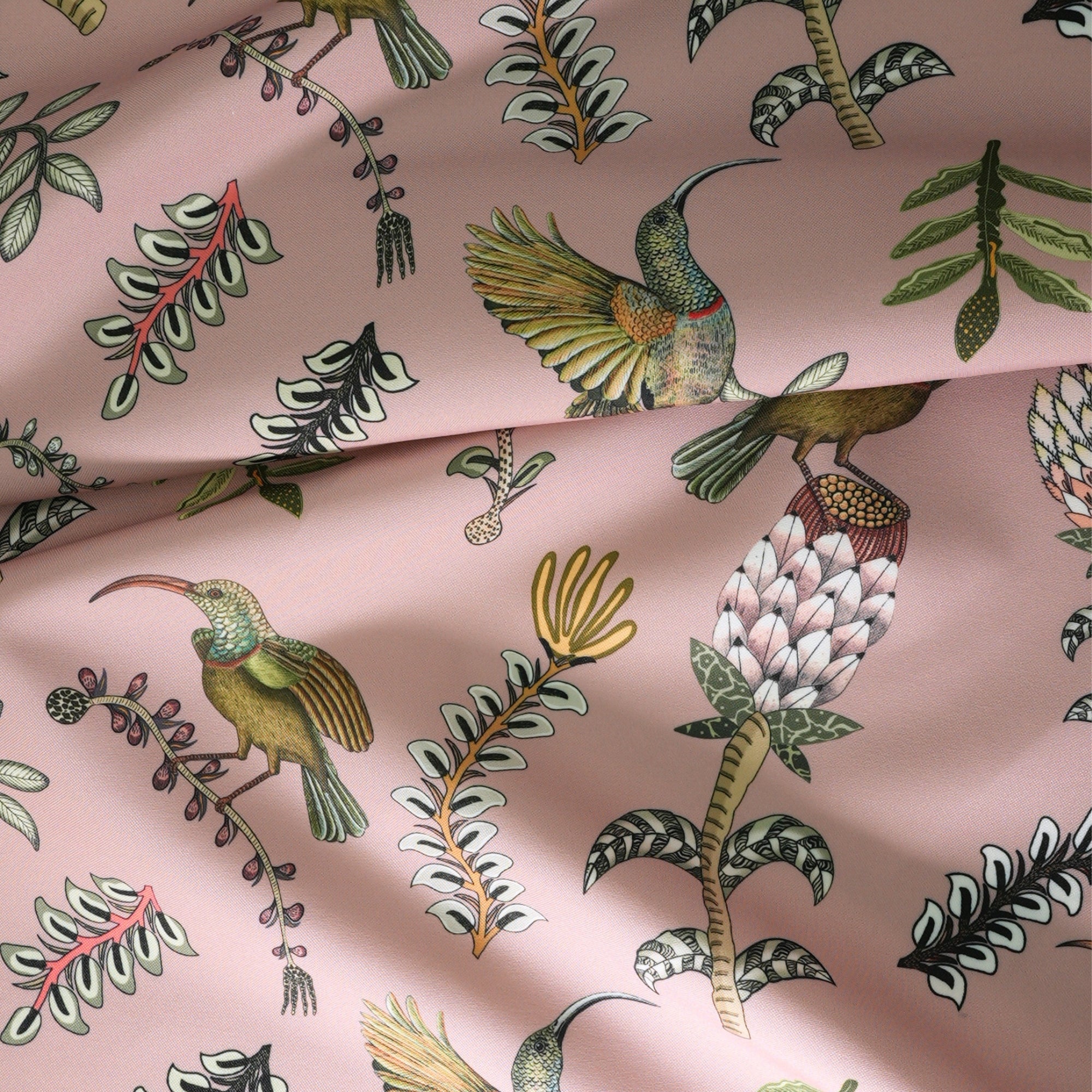 Protea Garden Outdoor Fabric - Magnolia