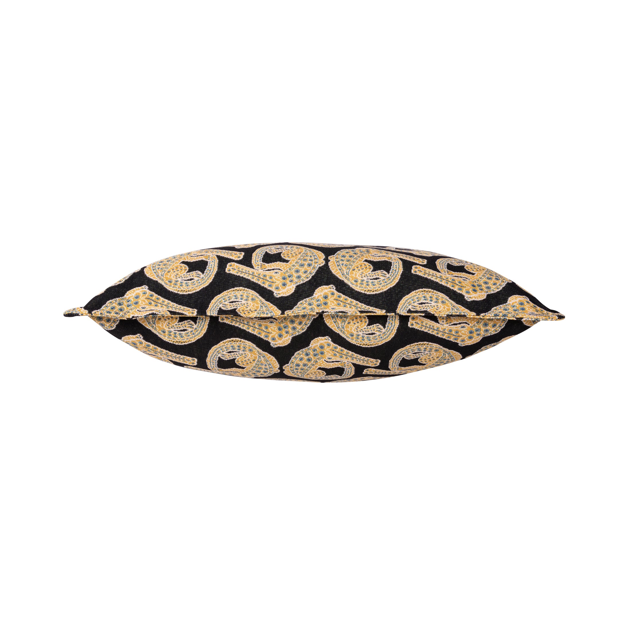 Croco Jacquard Pillow - Limelight