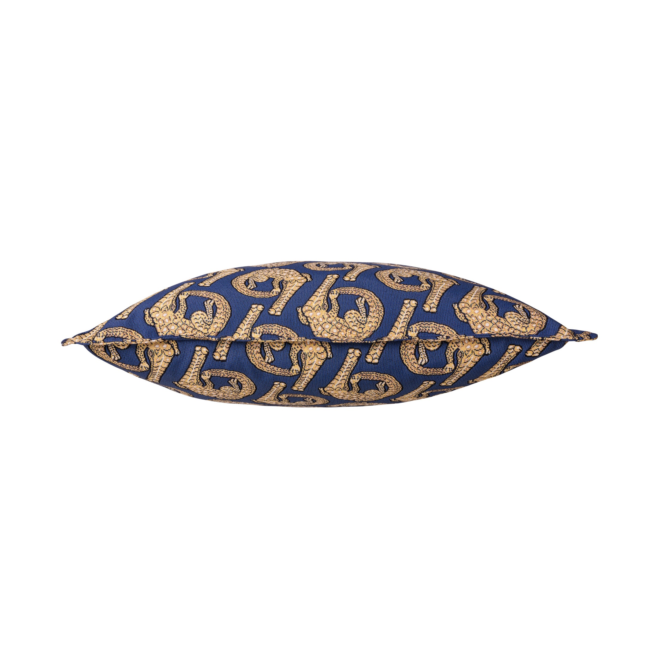 Croco Jacquard Pillow - Royal
