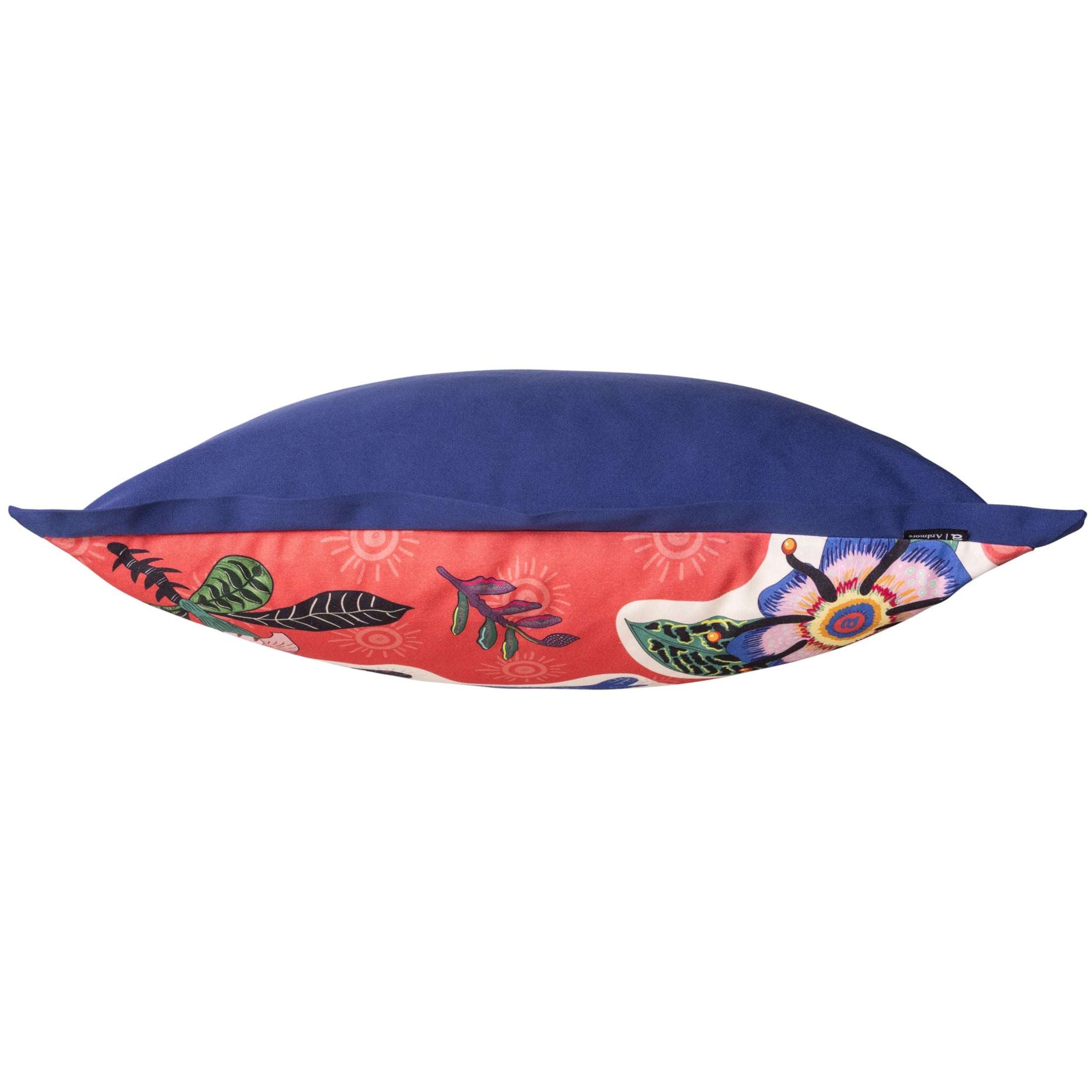 Meandering Monkey Cotton Pillow - Sunset