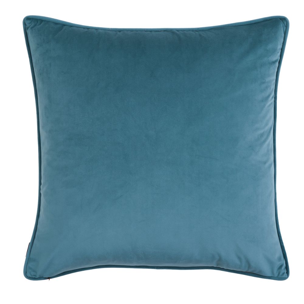 Monkey Tales Velvet Pillow - Coral