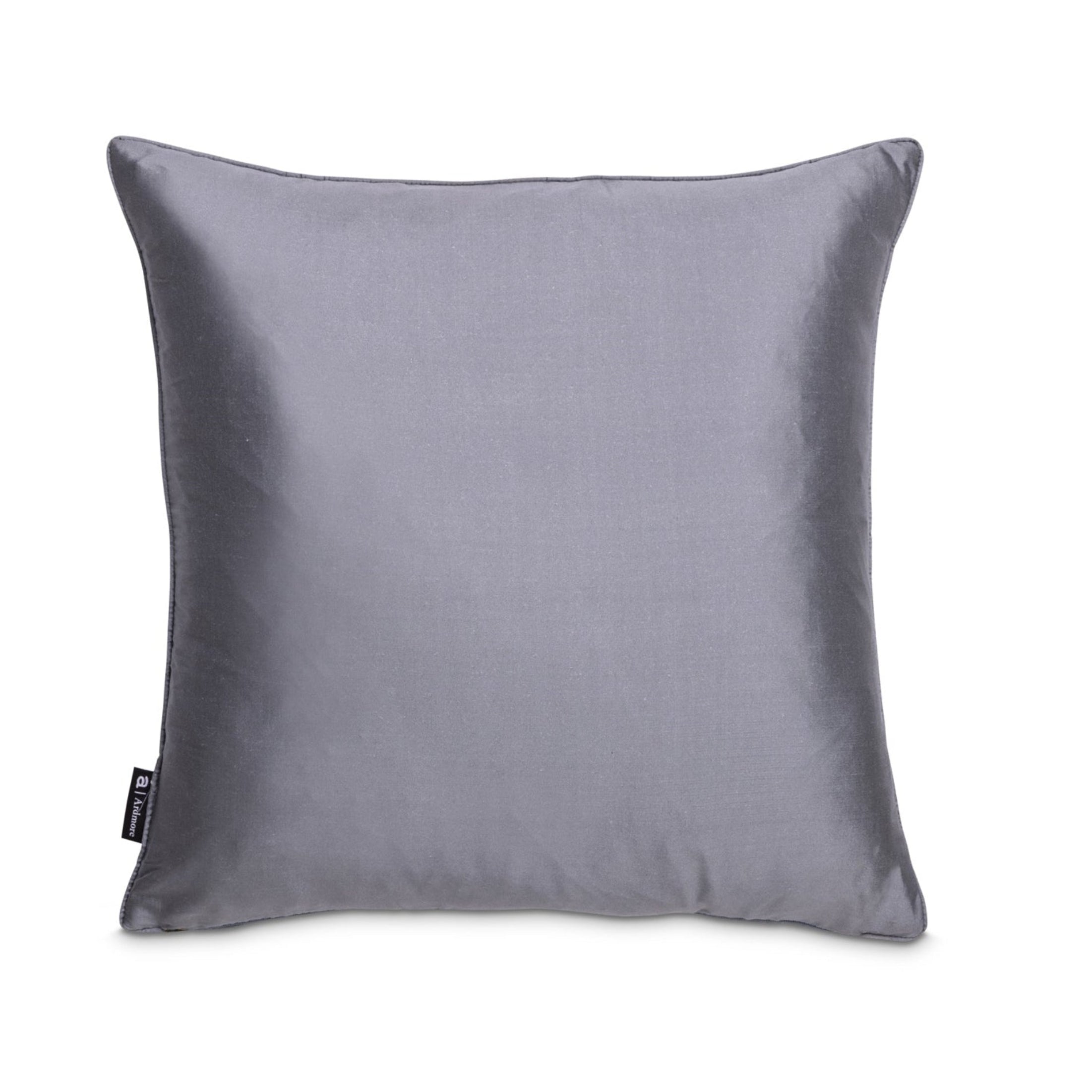 Protea Garden Silk Pillow - Ash