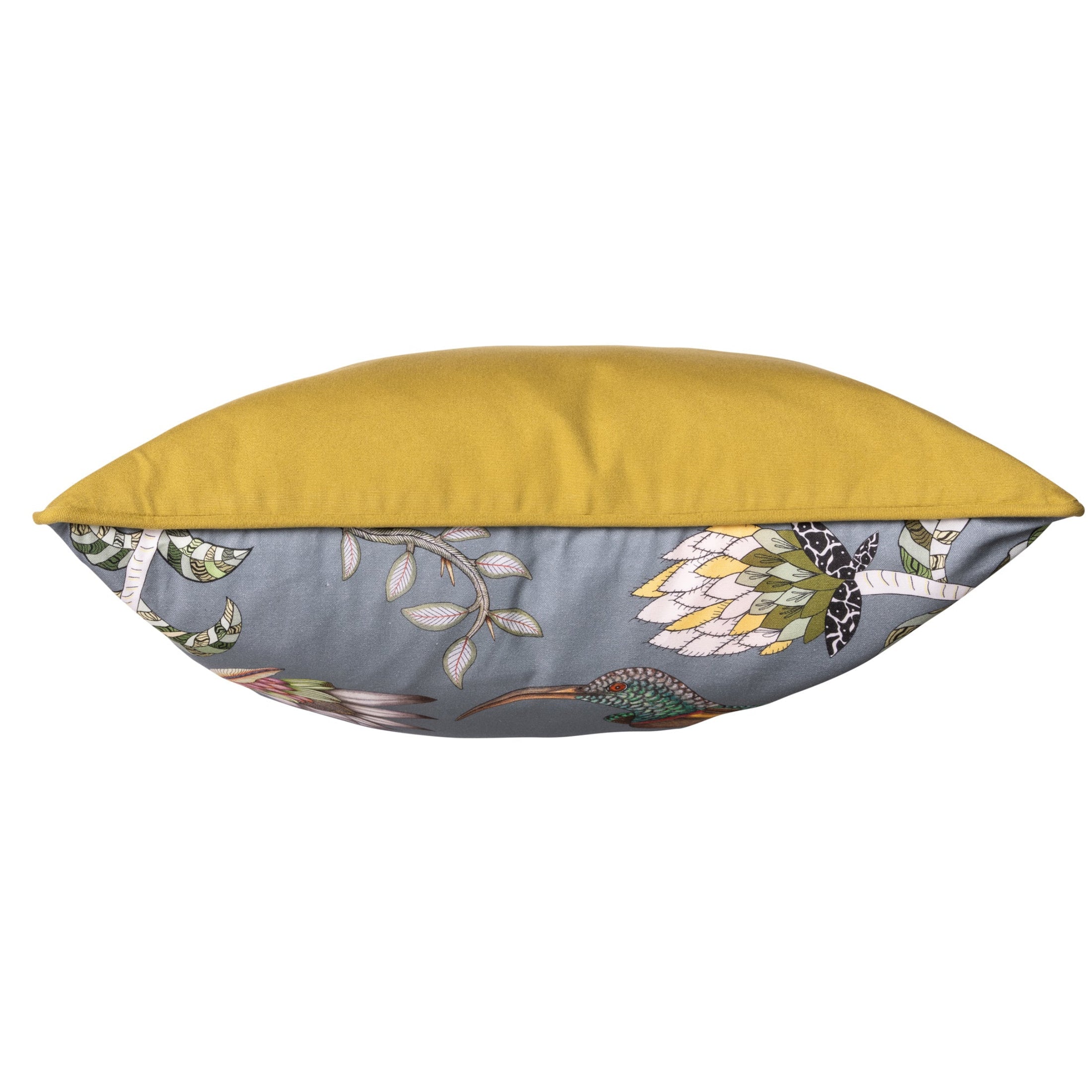 Protea Garden Cotton Pillow - Ash