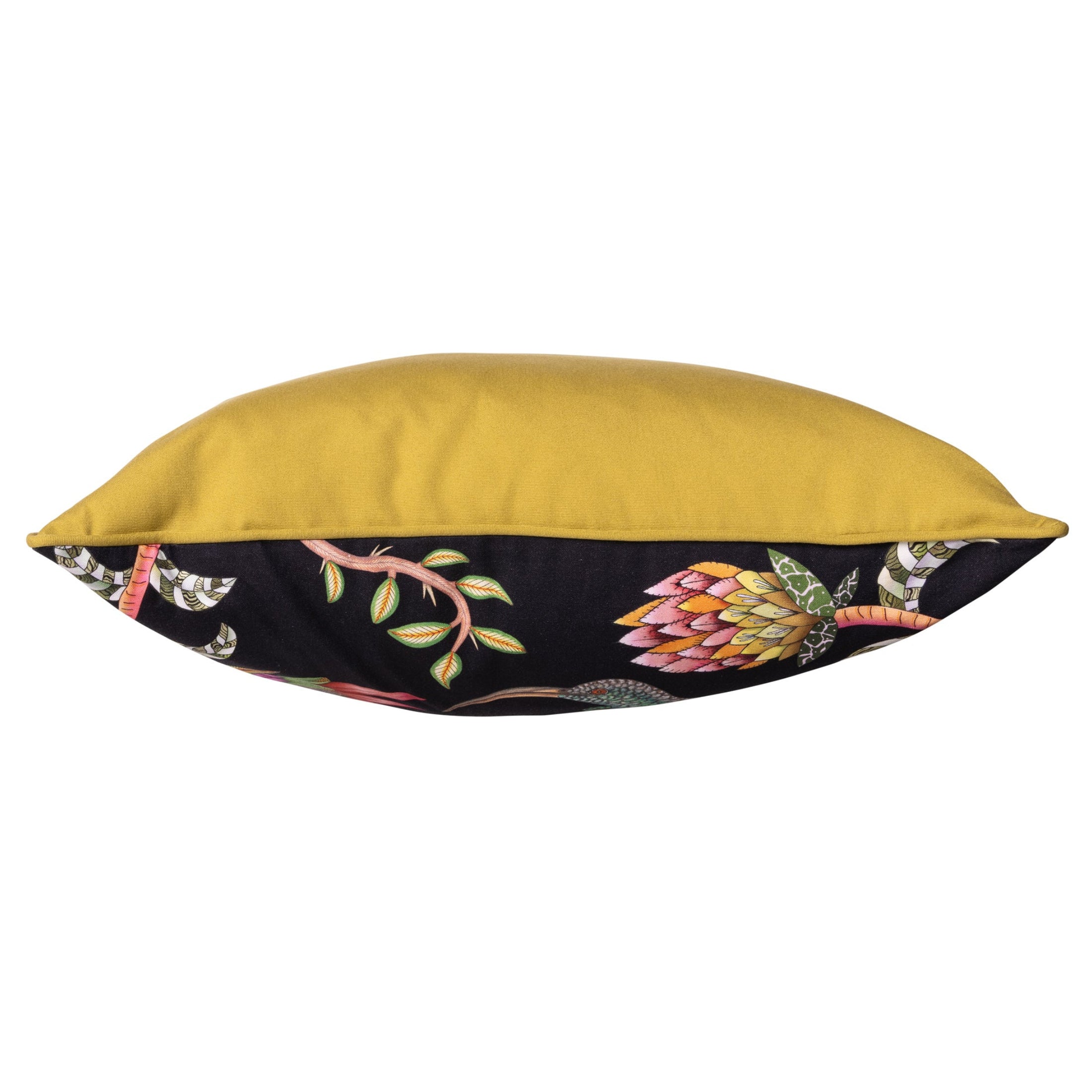 Protea Garden Cotton Pillow - Night