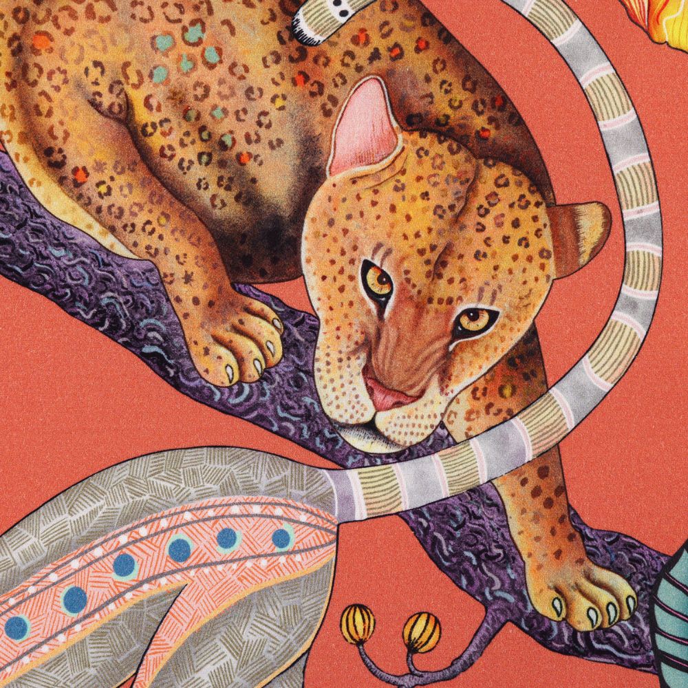 Monkey Tales Napkins (Pair) - Coral