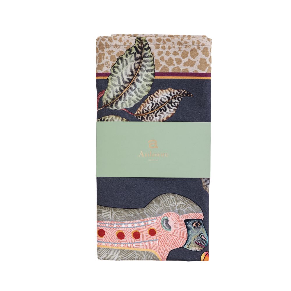 Meandering Monkey Tales Napkins (Pair) - Dusk
