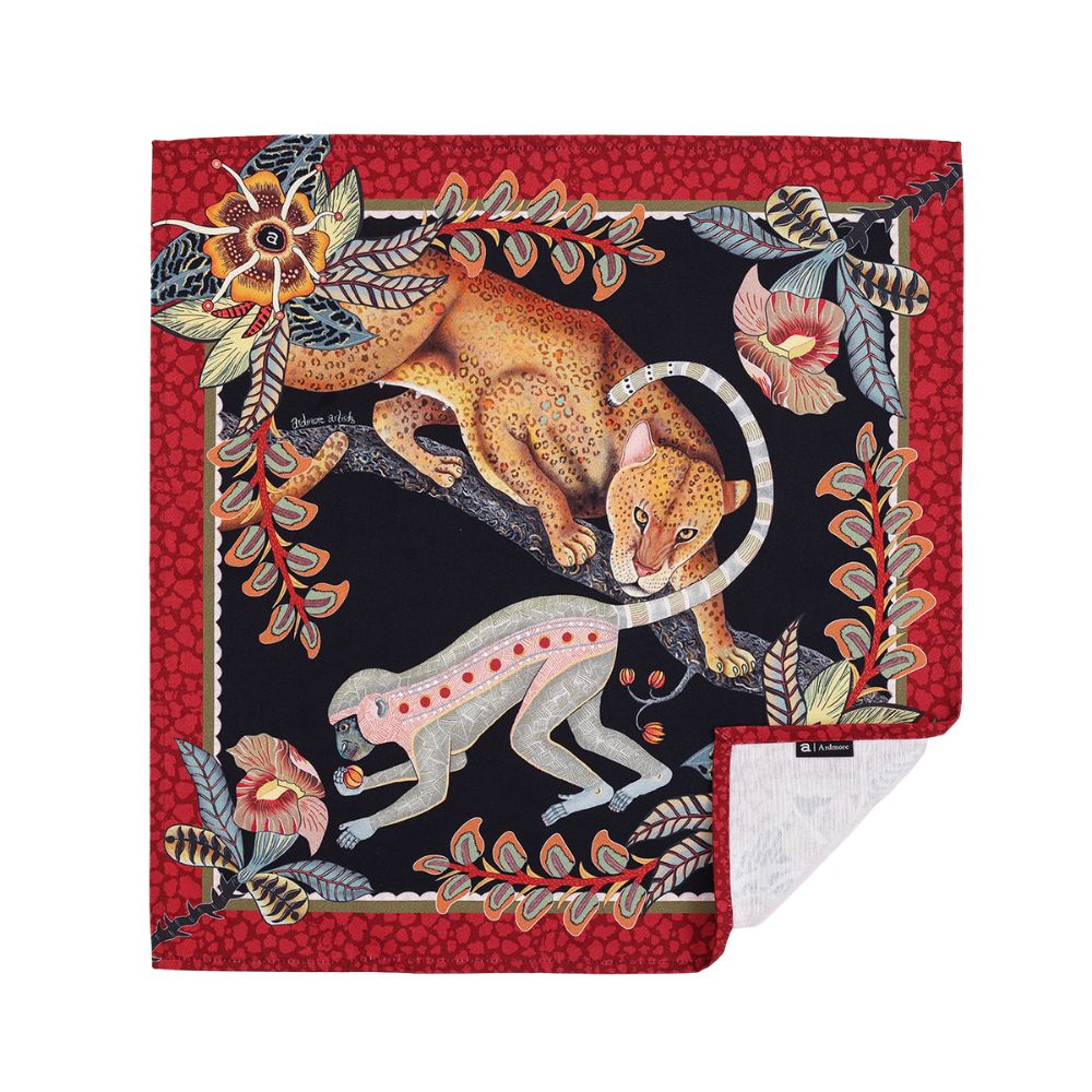 Monkey Tales Napkins (Pair) - Night