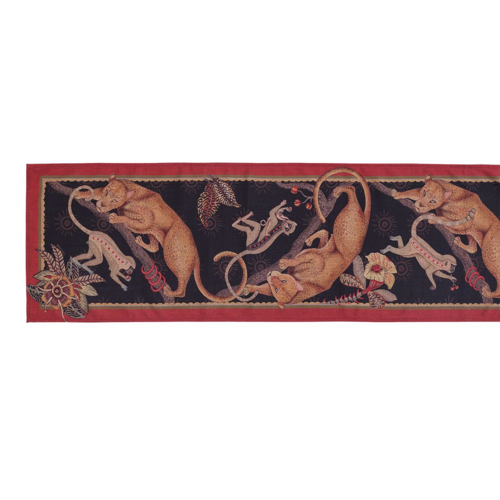 Monkey Tales Linaza Table Runner - Night