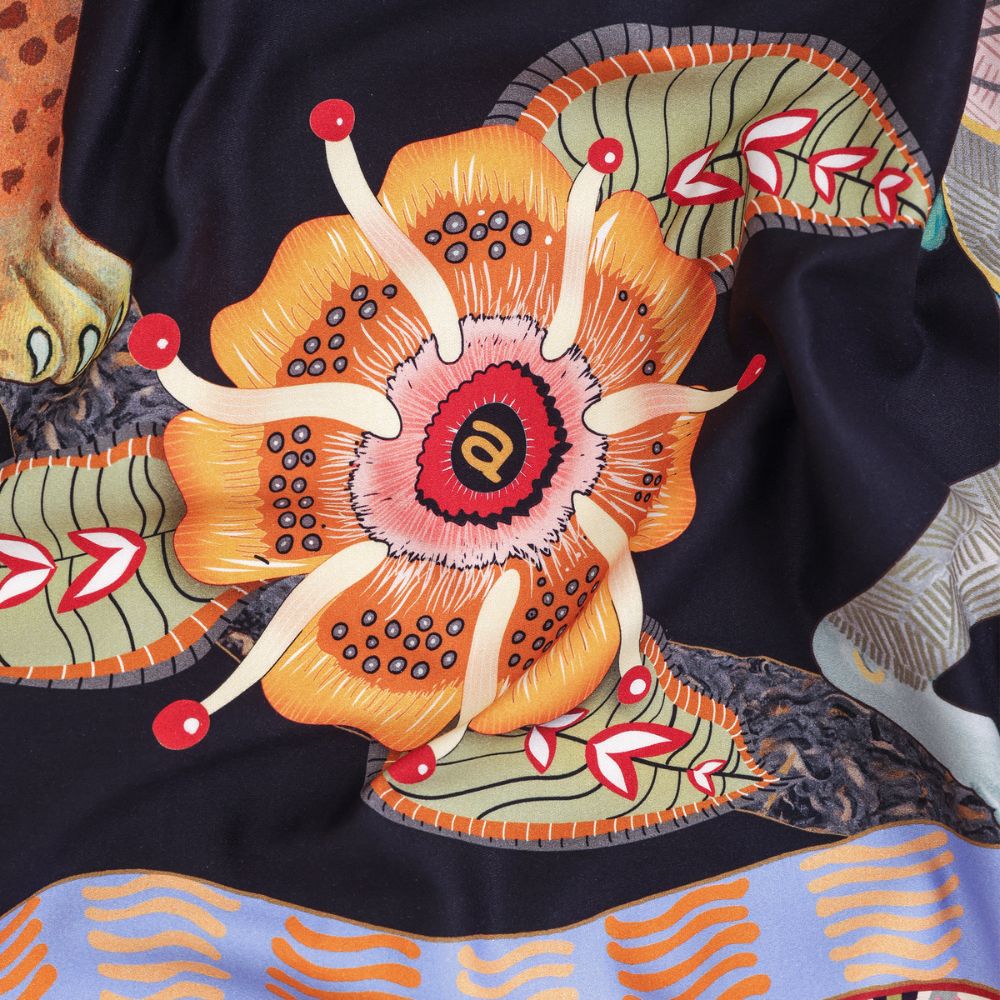 Monkey Tales Cotton Tablecloth - Night