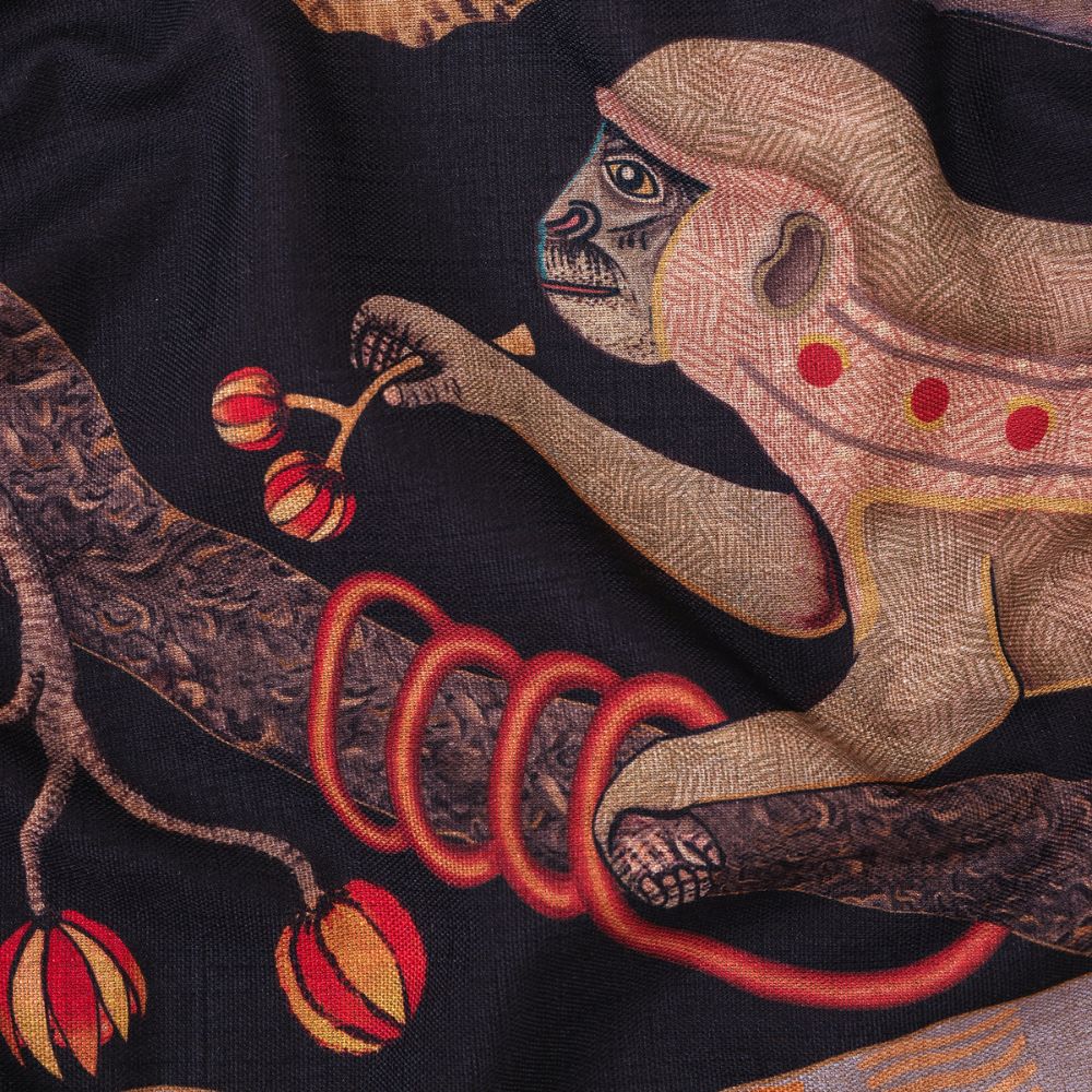 Monkey Tales Linaza Tablecloth - Night