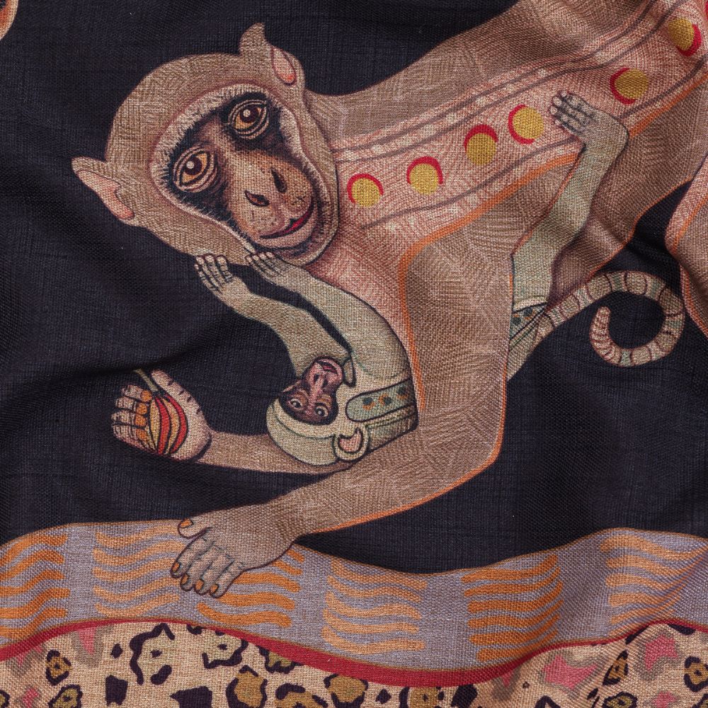 Monkey Tales Linaza Tablecloth - Night