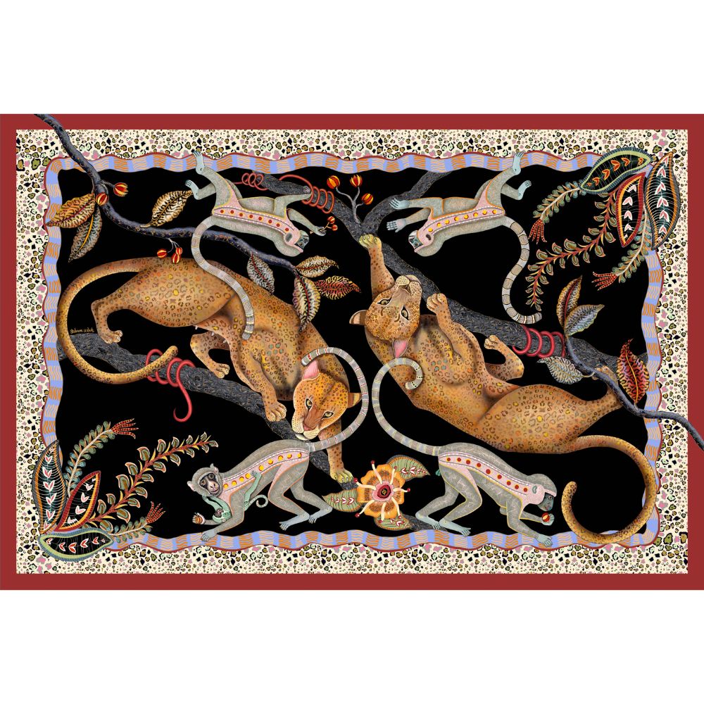 Monkey Tales Linaza Tablecloth - Night