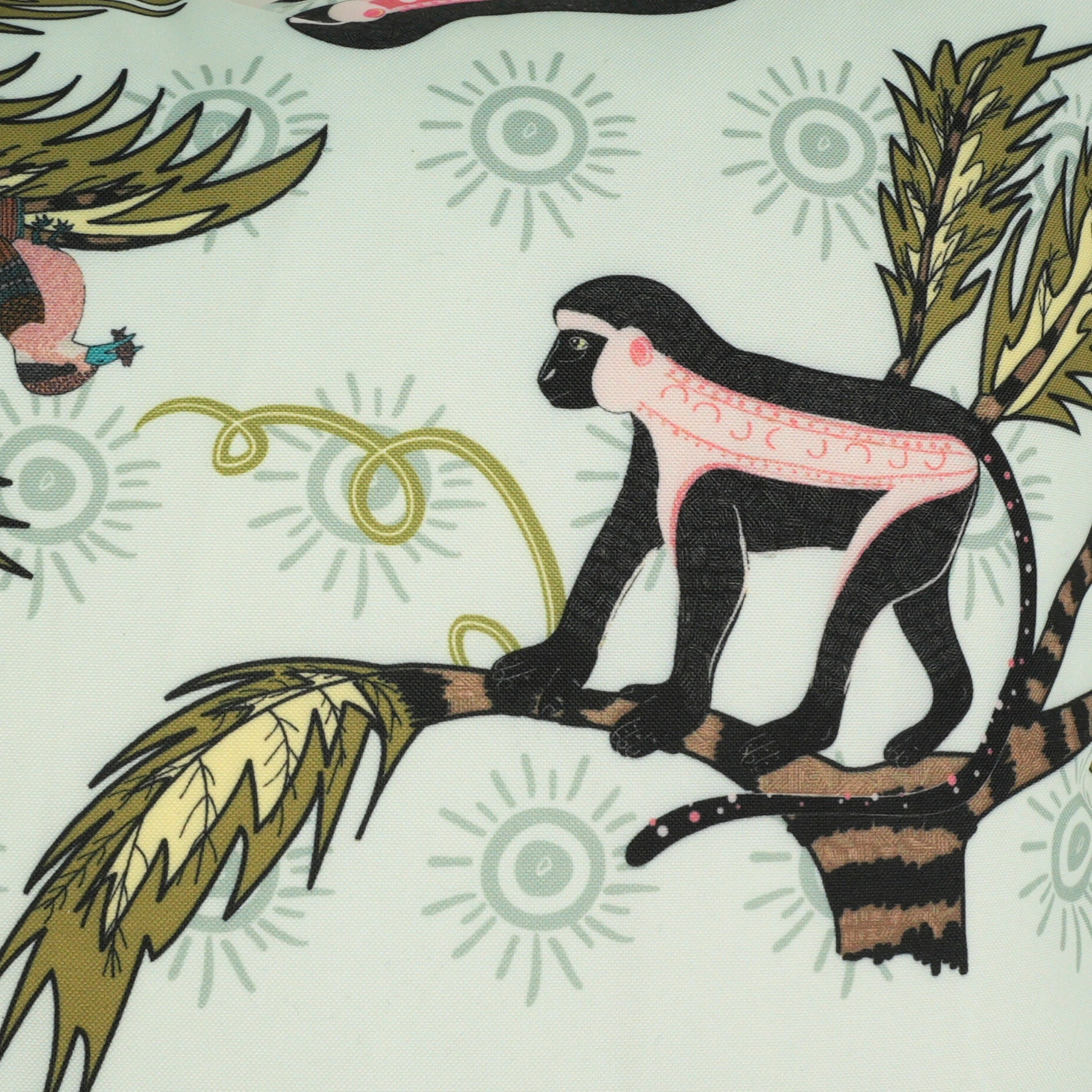 Monkey Palm Outdoor Pillow - Oasis