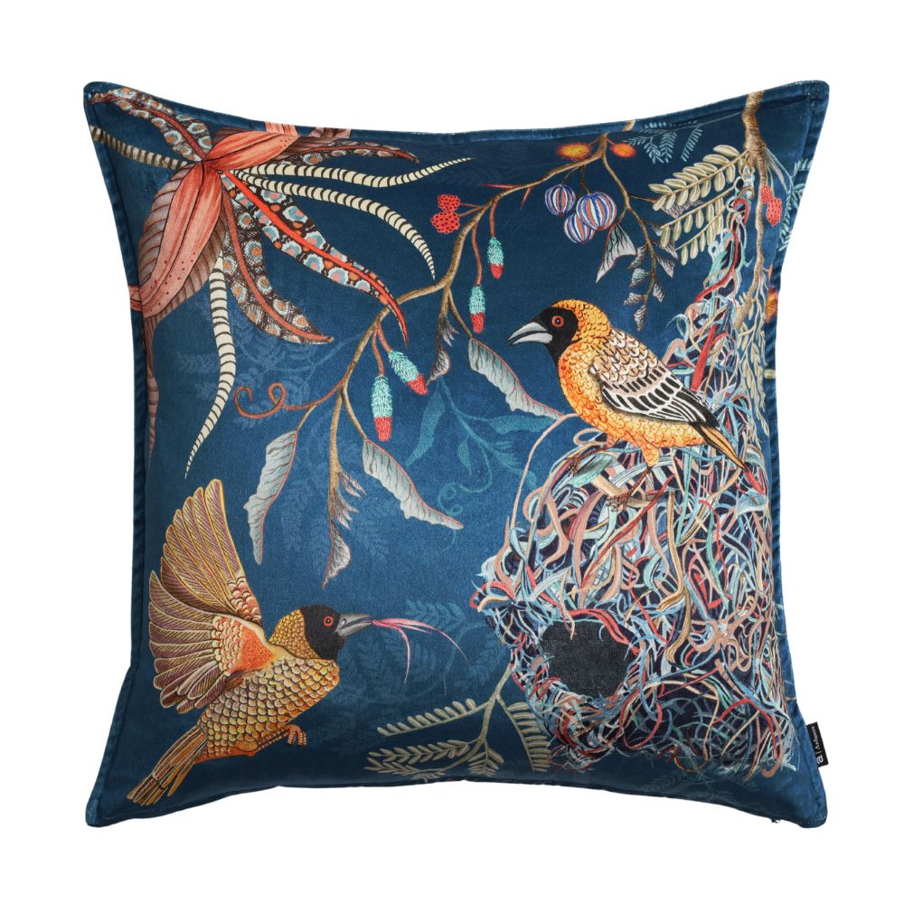 Thanda Nest Pillow - Velvet - Midnight