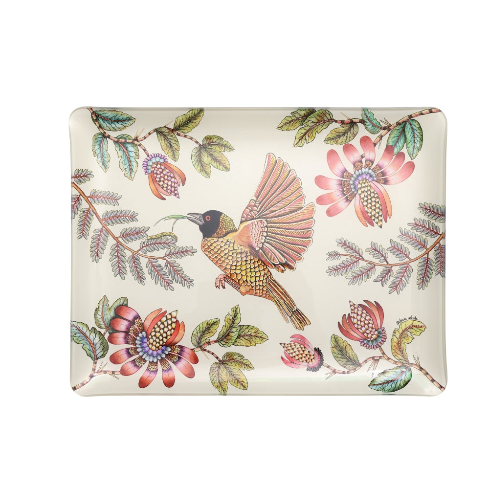 Weaver Garden Acrylic Tray - Stone
