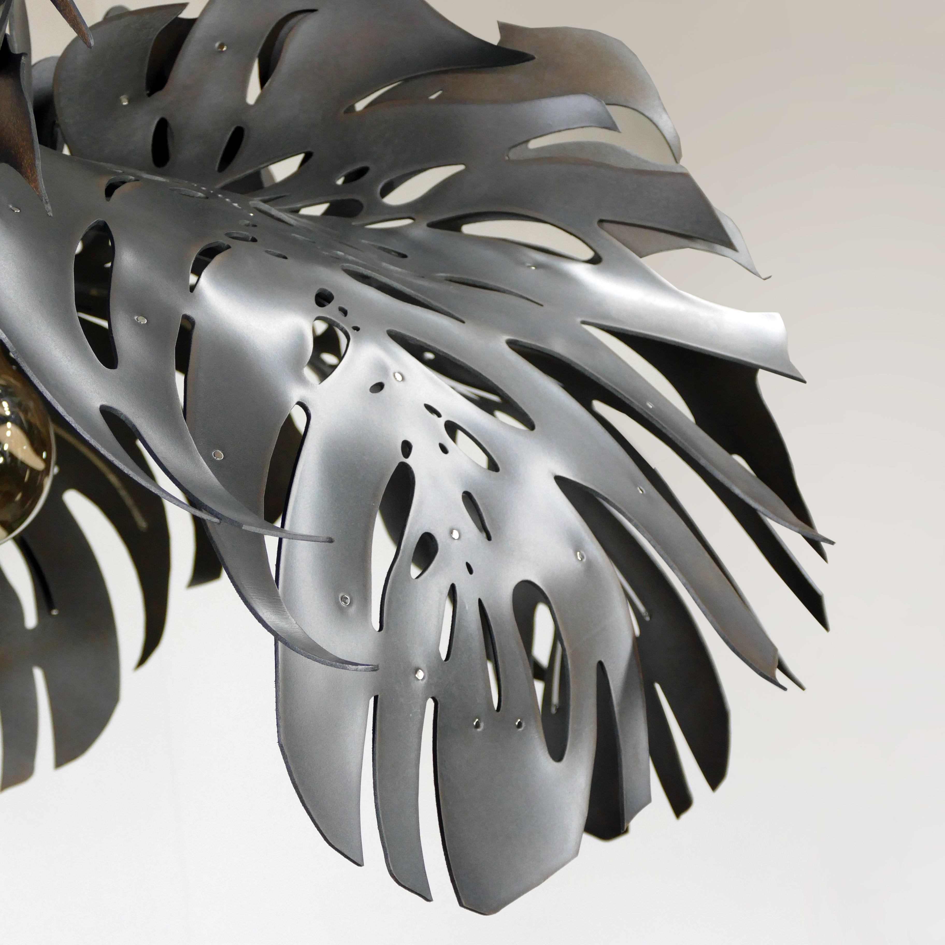 Delicious Light - Vintage Pewter Leather