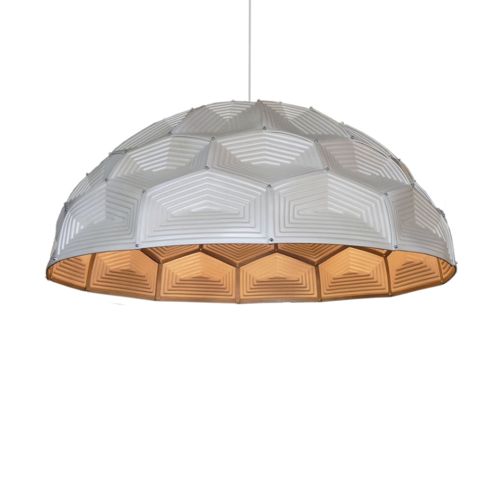 Turtle Dome Light - Embossed Pearl Leather