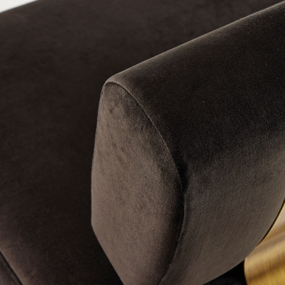 Ostrich Fluff Lounge Chair - Black