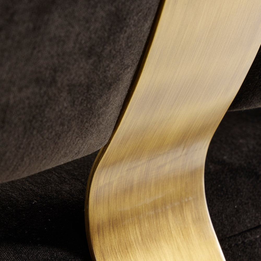 Ostrich Fluff Lounge Chair - Black