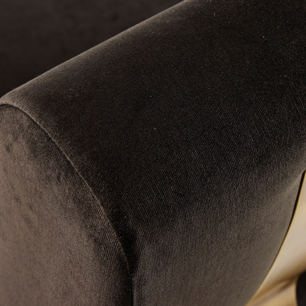 Ostrich Fluff Lounge Chair - Black